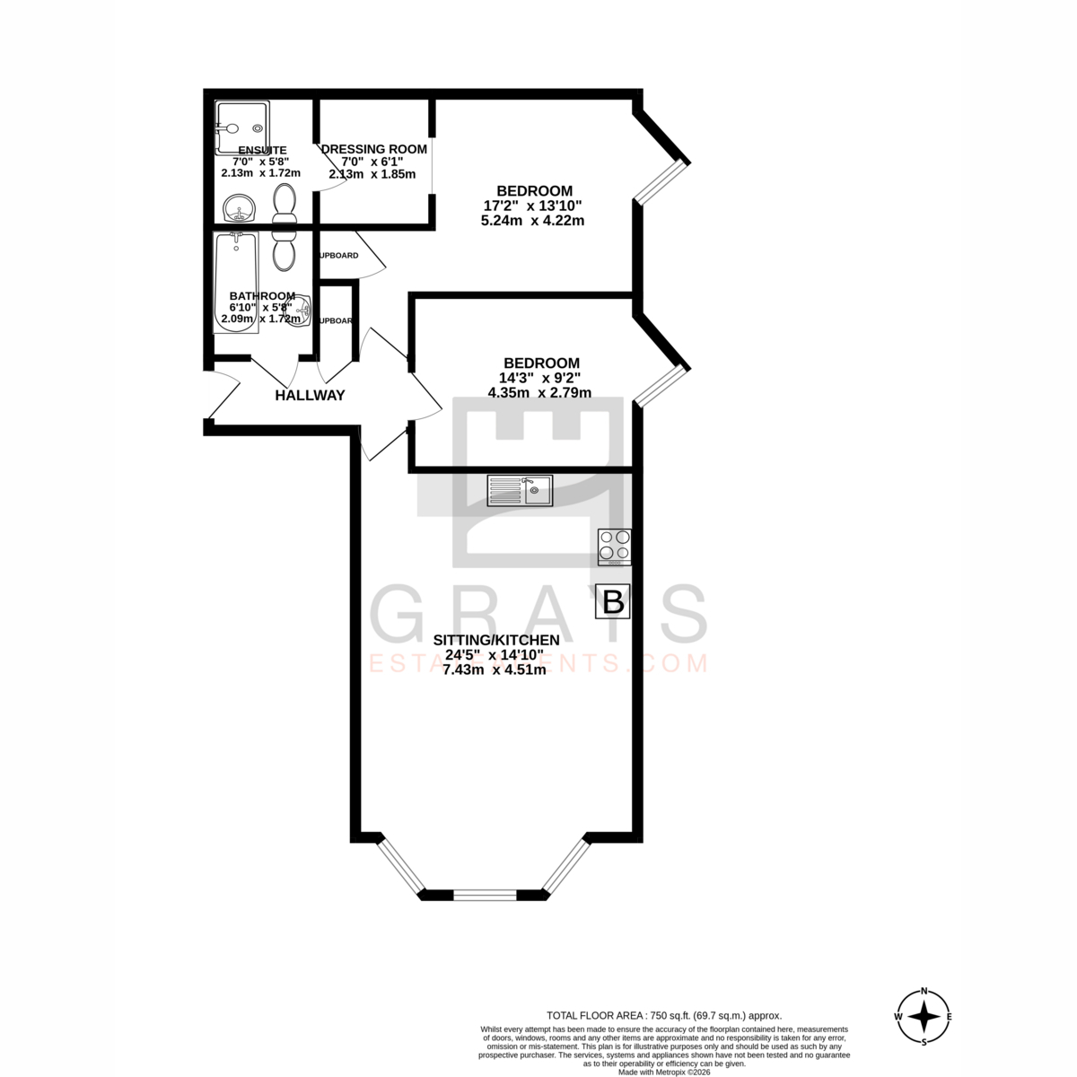 Floorplan - Waterloo Road, Isle Of Man, IM8 1, Ramsey. - Plan 1 of 1