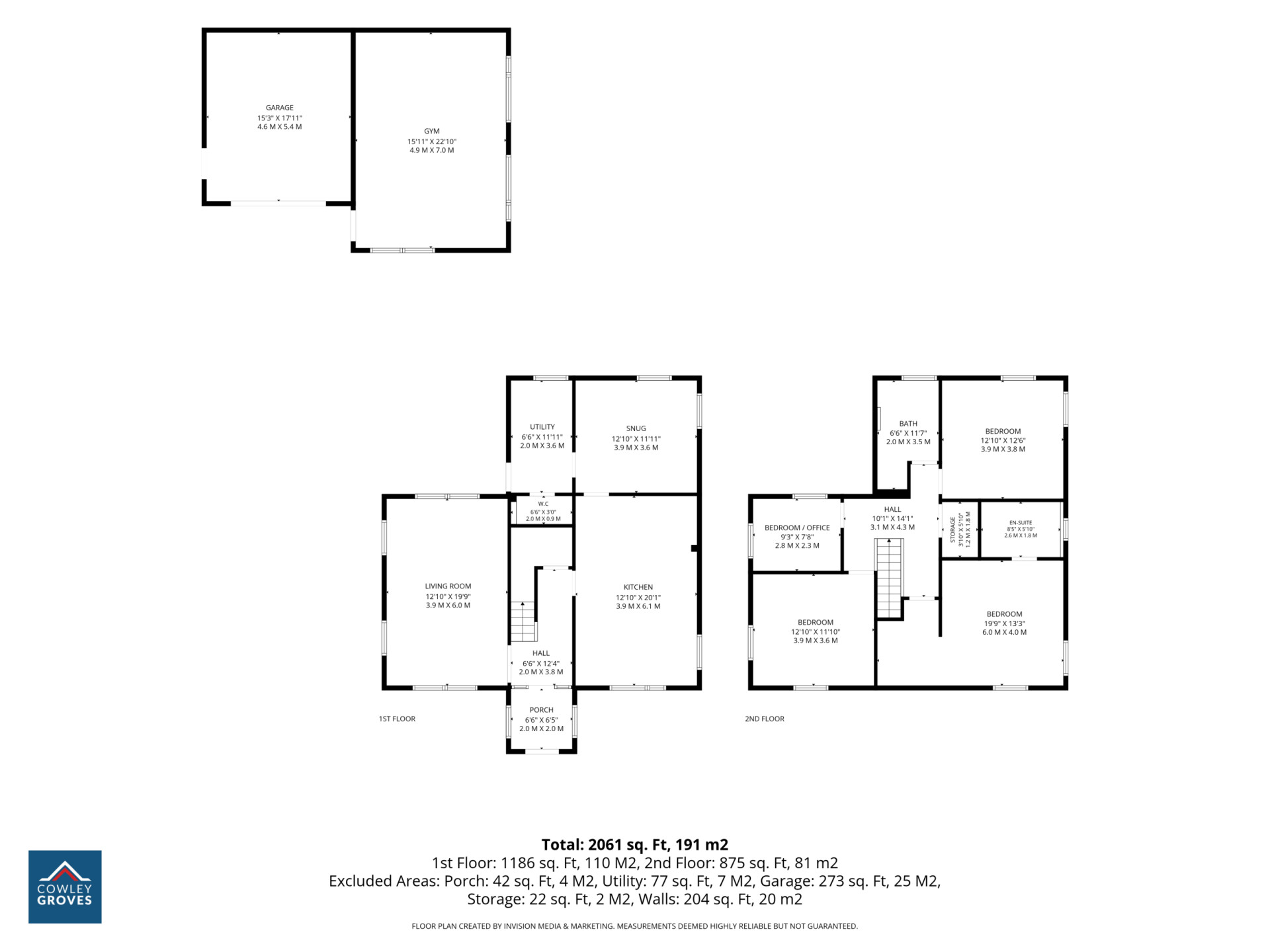 Floorplan - Greeba View, Main Road, Crosby, IM4 2DQ. - Plan 1 of 3