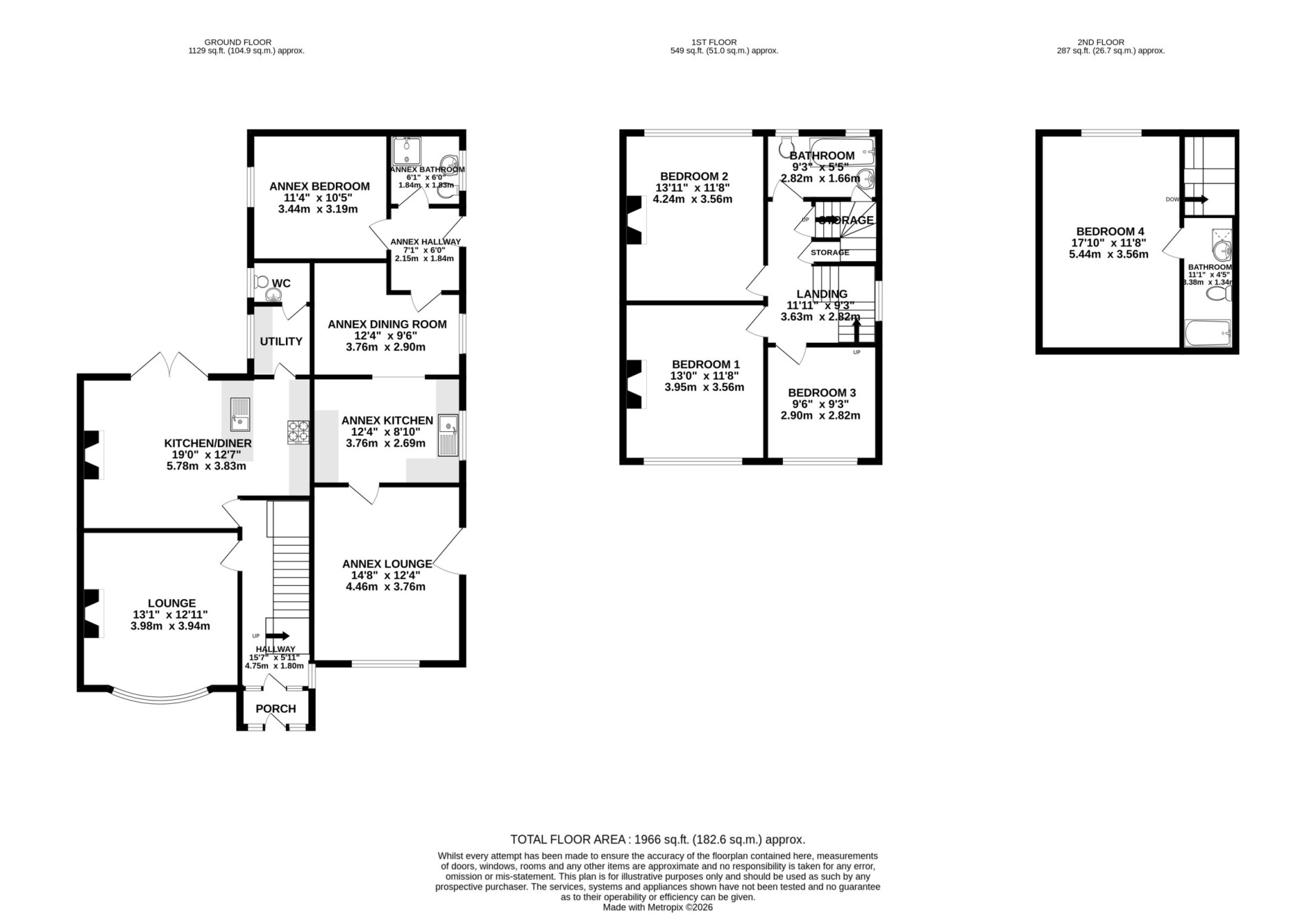 Floorplan - Kerrocoar, Lezayre Road, Ramsey, IM8 2TD. - Plan 1 of 1