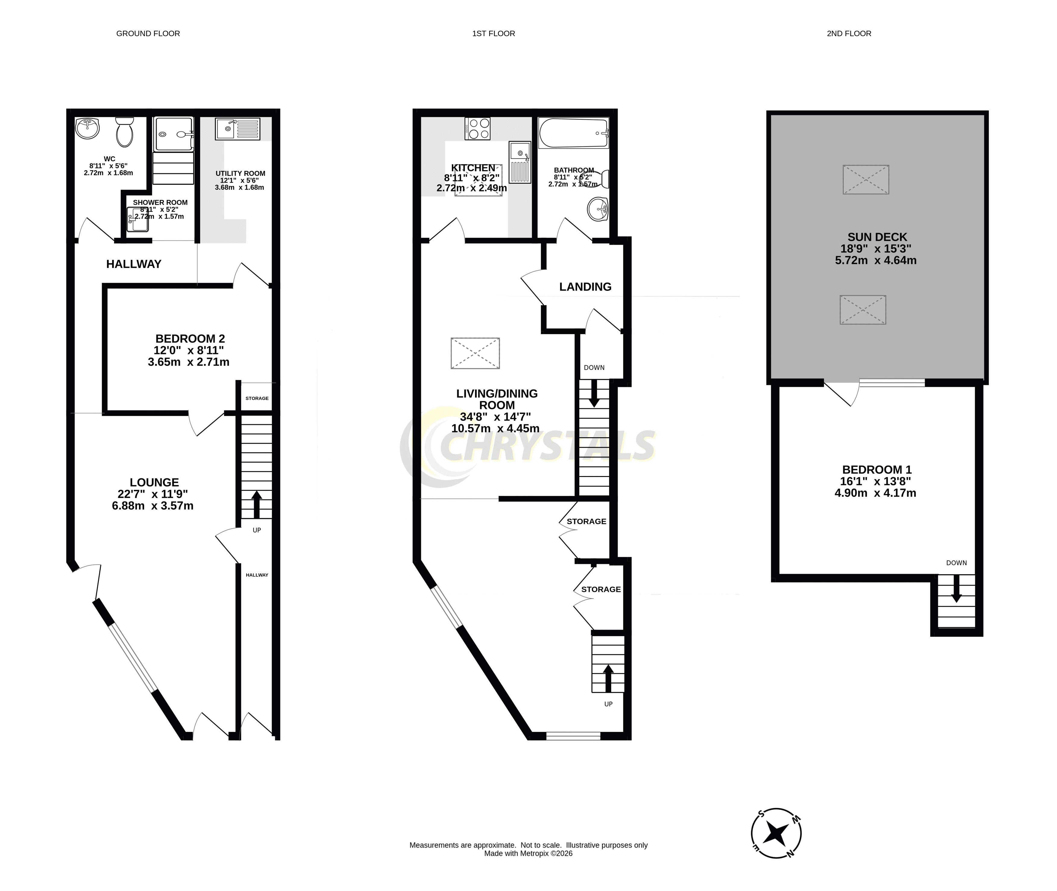 Floorplan - The Boat House, 13 Bank Street, Castletown IM9 1AT. - Plan 1 of 1