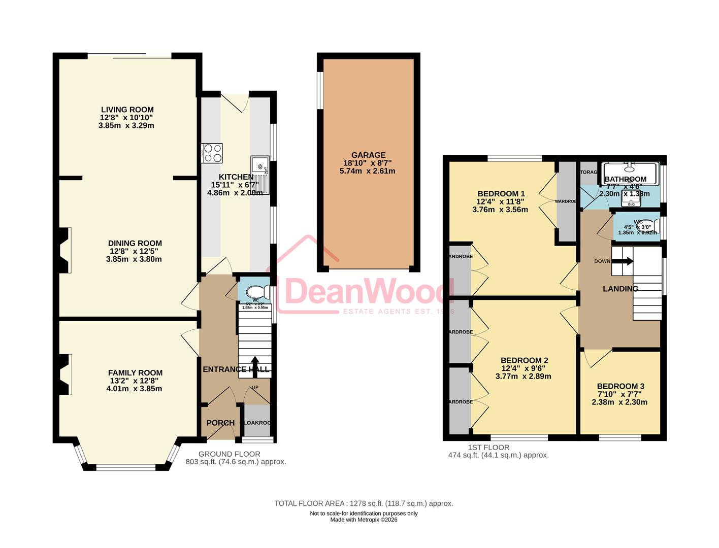 Floorplan - 18 Terence Avenue, Douglas, Isle of Man. - Plan 1 of 1