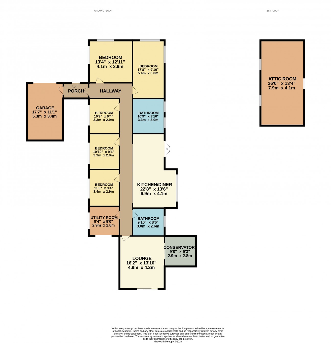 Floorplan - Alijo, 37, Cannan Avenue, Kirk Michael, IM6 1HG. - Plan 1 of 1