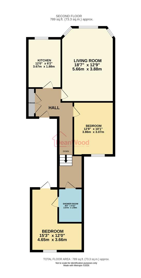 Floorplan - Flat 3, 4 Windsor Mount, Ramsey, Isle Of Man. - Plan 1 of 1