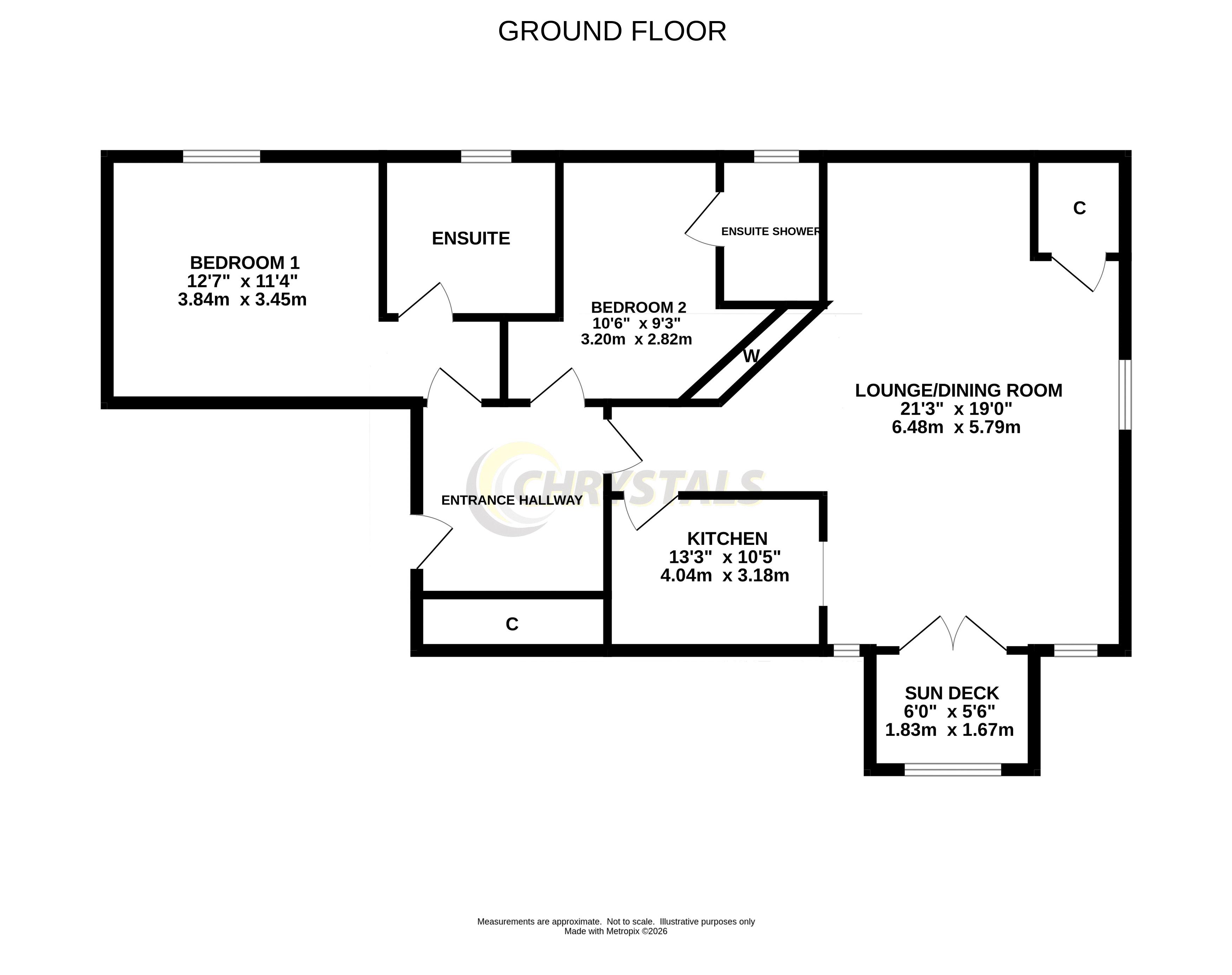 Floorplan - 3D Princess Towers, The Promenade, Port Erin IM9 6LH. - Plan 1 of 1