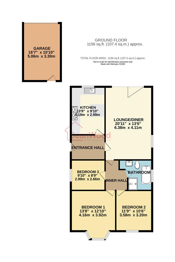 Floorplan - 45, Scarlett Road, Castletown, Isle Of Man. - Plan 1 of 1