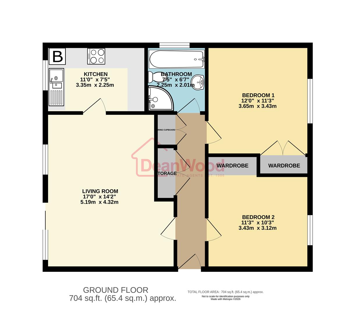 Floorplan - 1, Chester Mews, The Paddocks, Ballasalla. - Plan 1 of 1