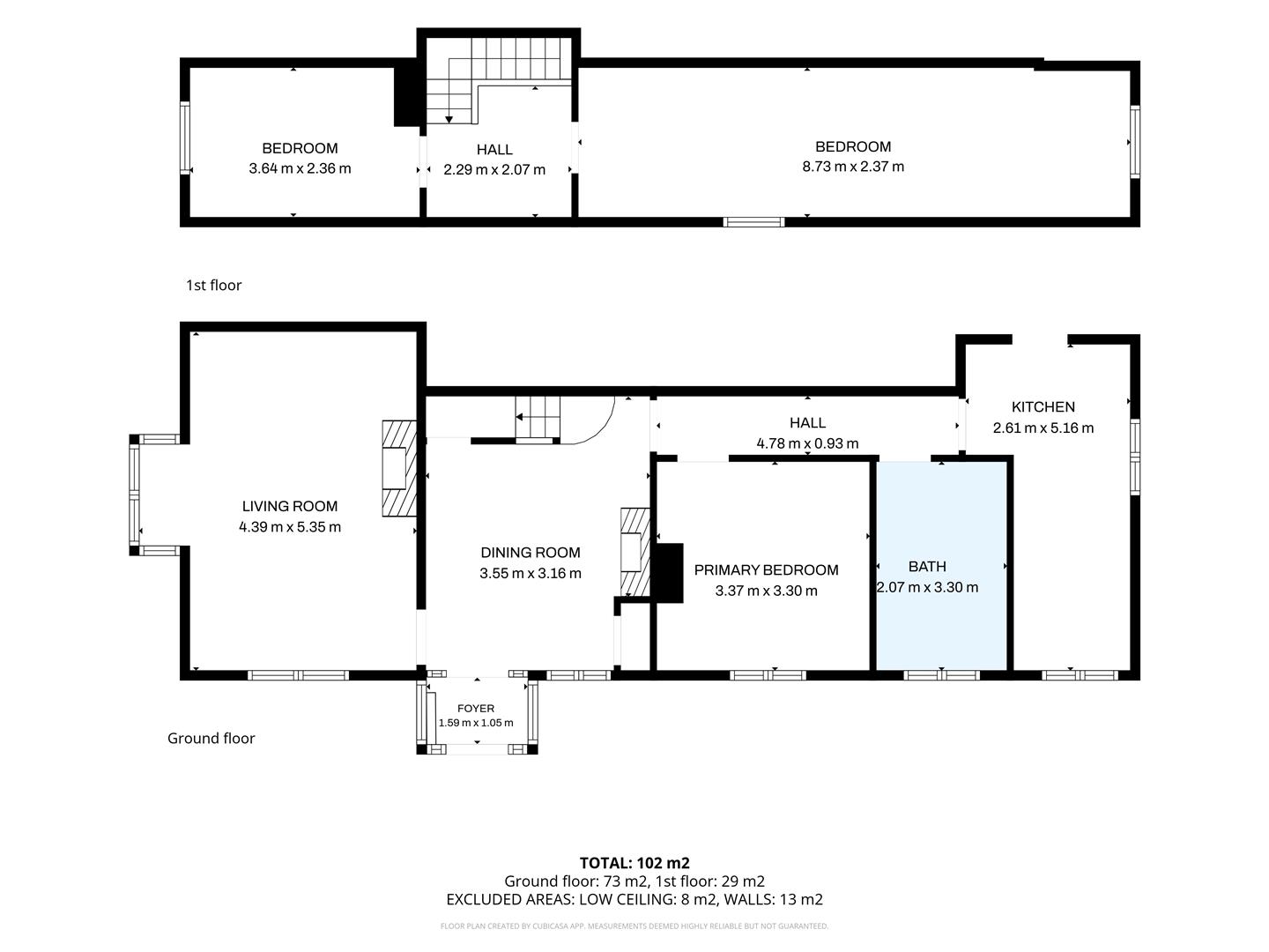 Floorplan - 17 Auburn Road, Onchan. - Plan 1 of 1