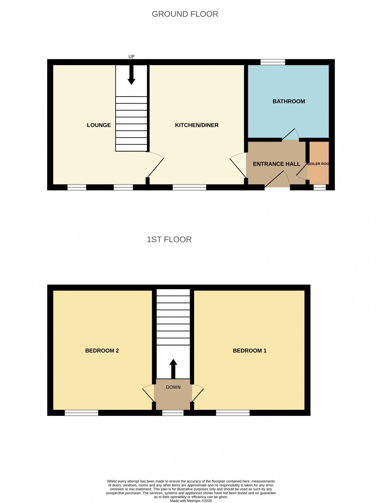 Floorplan - Bluebell Cottage, Ramsey, IM7 4AF. - Plan 1 of 1
