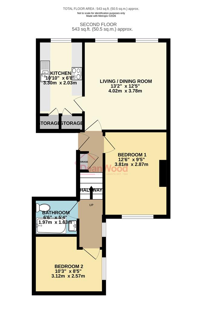 Floorplan - Apartment 3, 7 Demesne Road, Douglas, Isle Of Man. - Plan 1 of 1