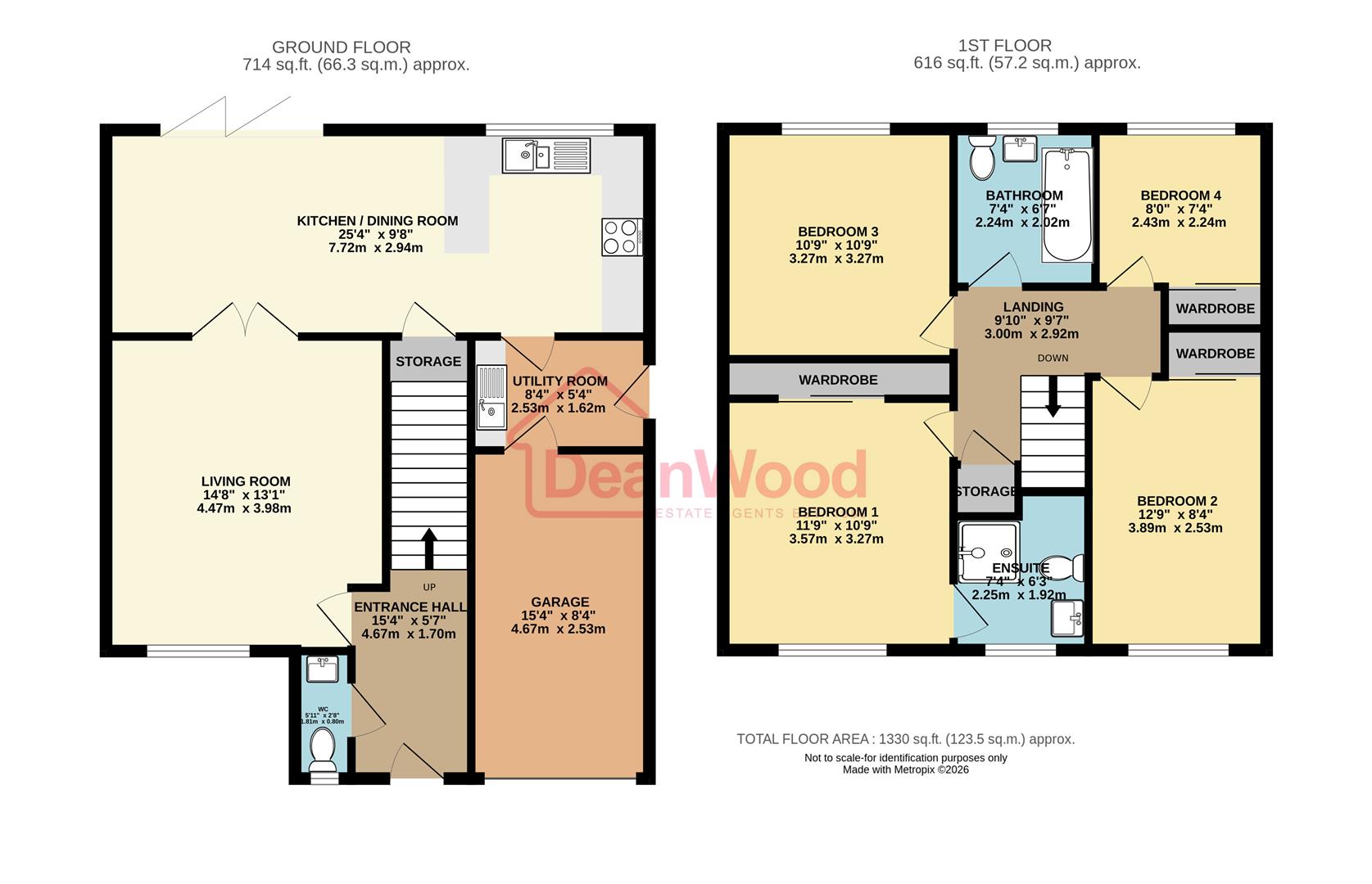 Floorplan - 4 Cairn Drive, Slieau Whallian View, Peel. - Plan 1 of 1