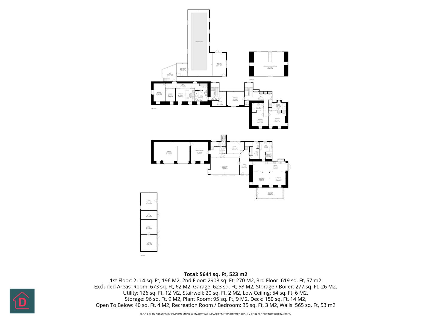 Floorplan - Upper Ballayack, Earystane, Colby, Isle of Man. - Plan 1 of 1