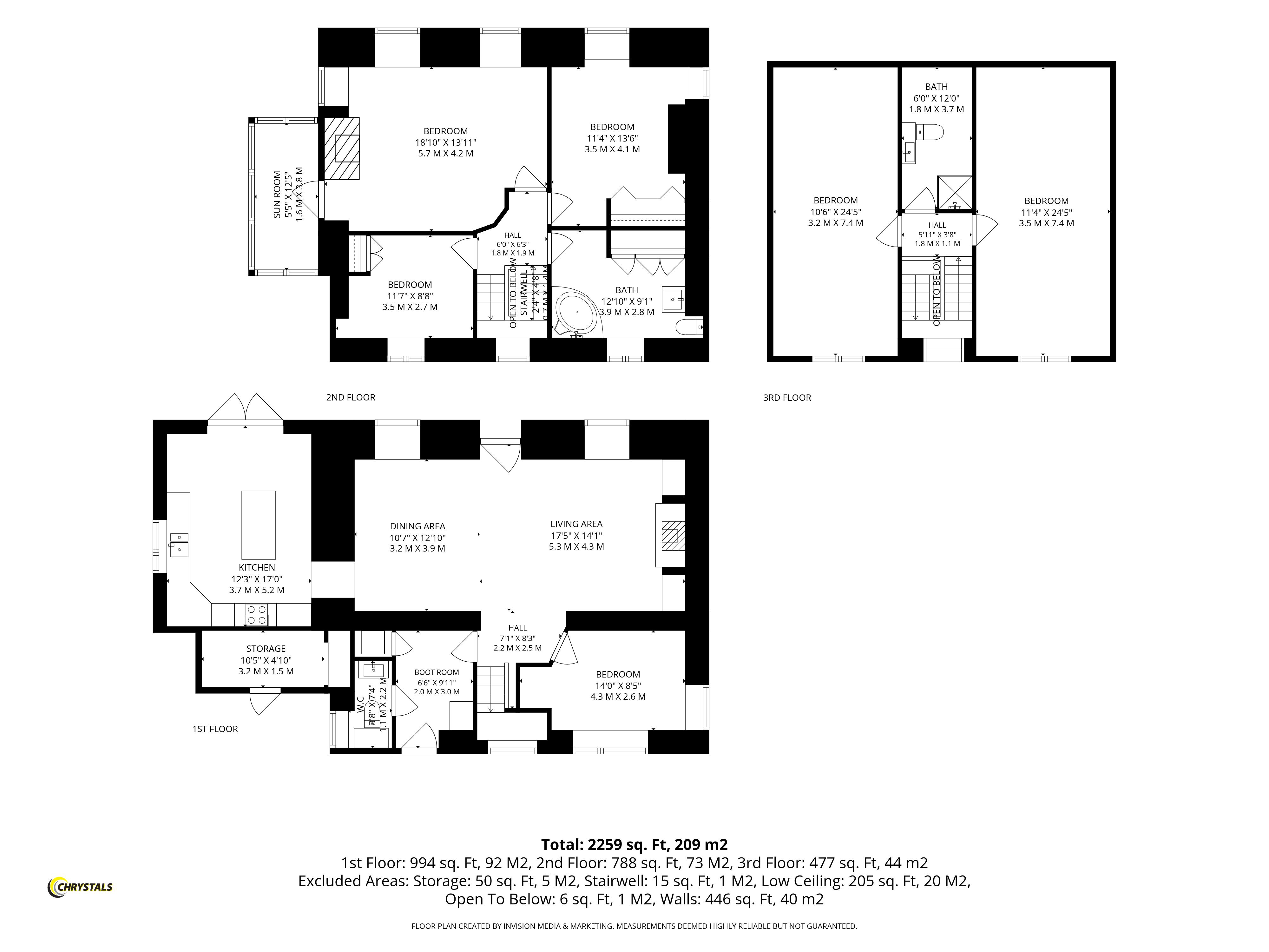 Floorplan - Rhenwyllan House, Beach Road, Port St Mary IM9 5NG. - Plan 1 of 1