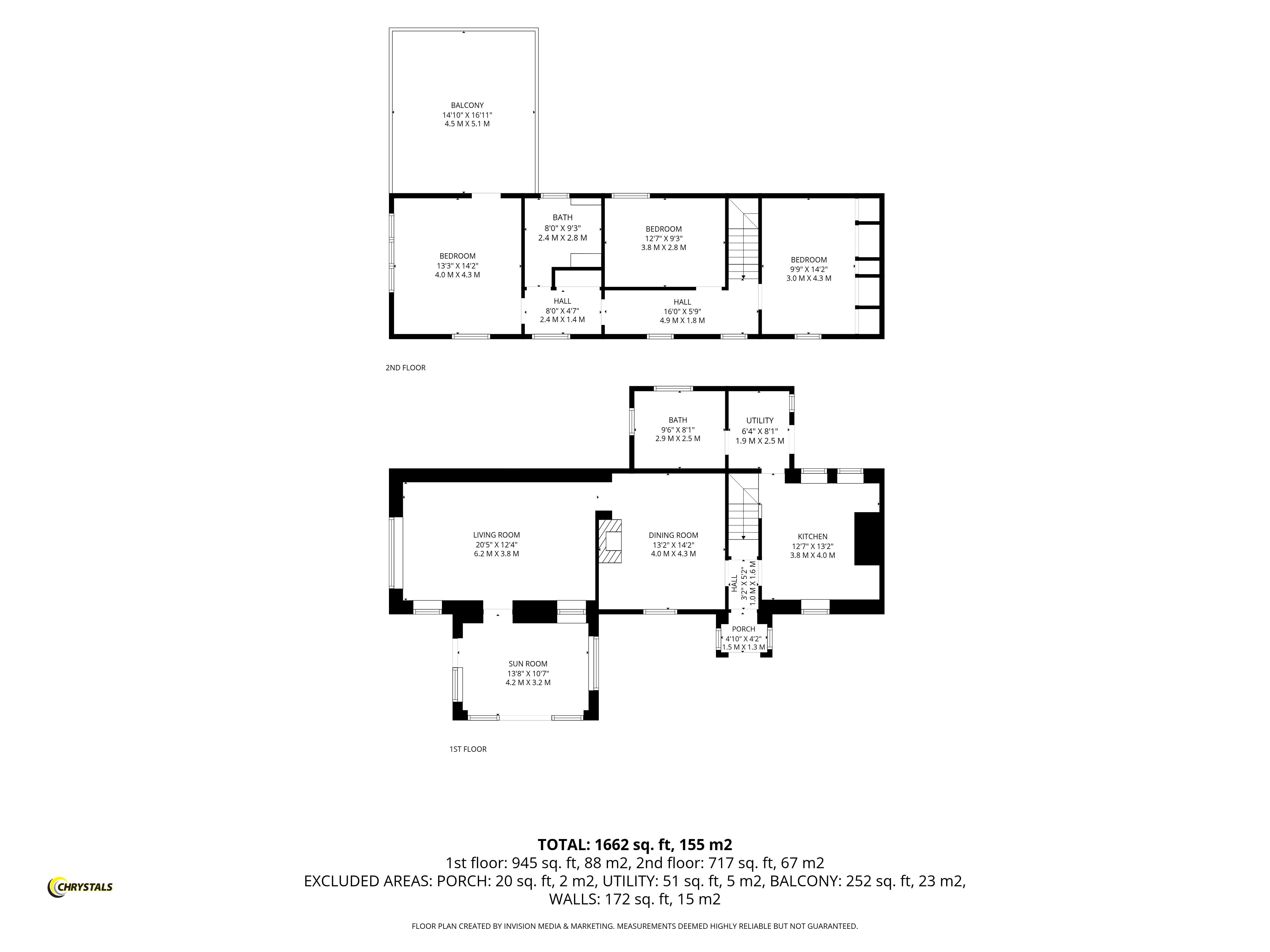 Floorplan - Glen View, Glen Wyllin, Kirk Michael IM6 1AL. - Plan 1 of 1