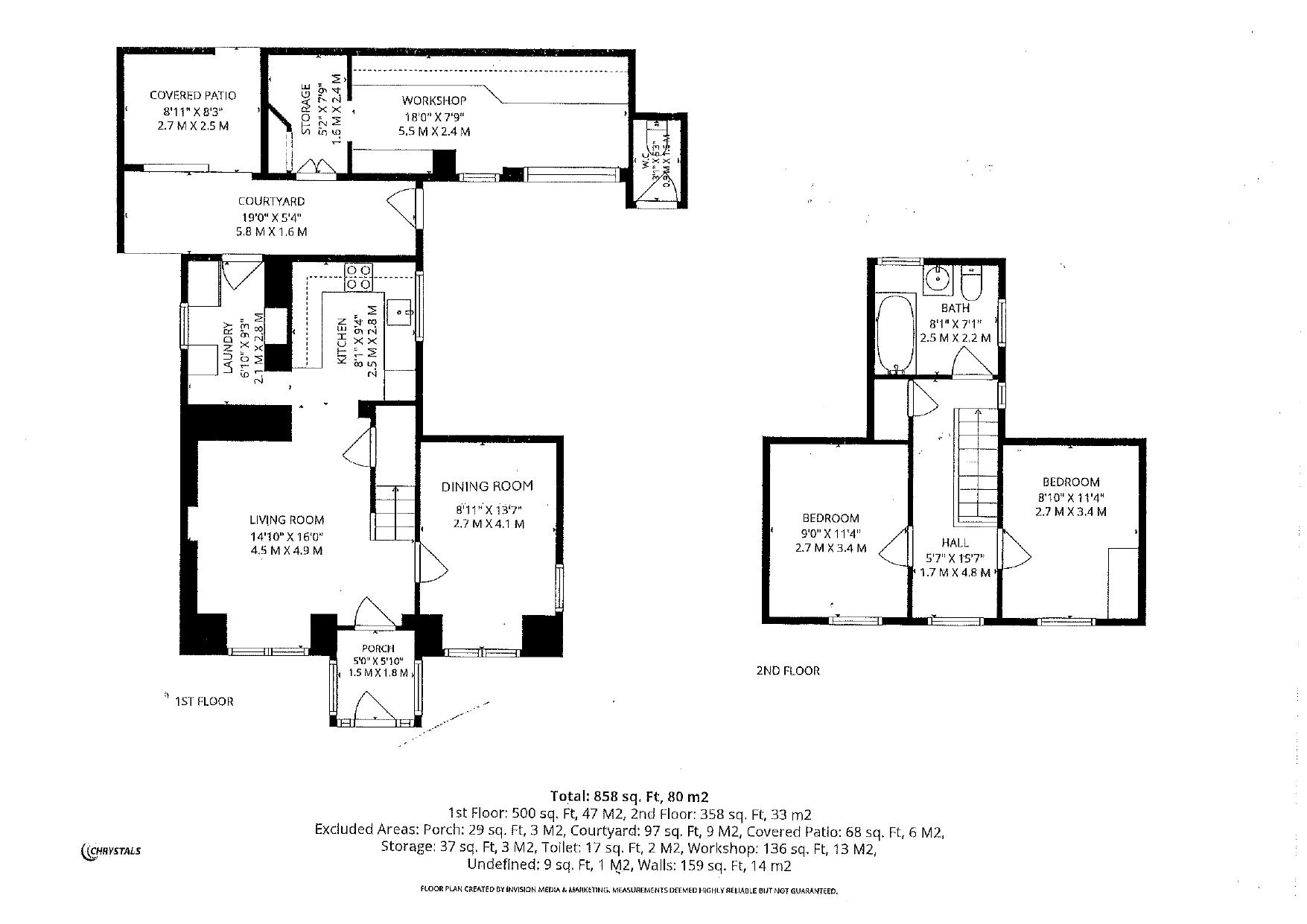 Floorplan - Hillcrest, Cregneash, Port St Mary IM9 5PS. - Plan 1 of 1