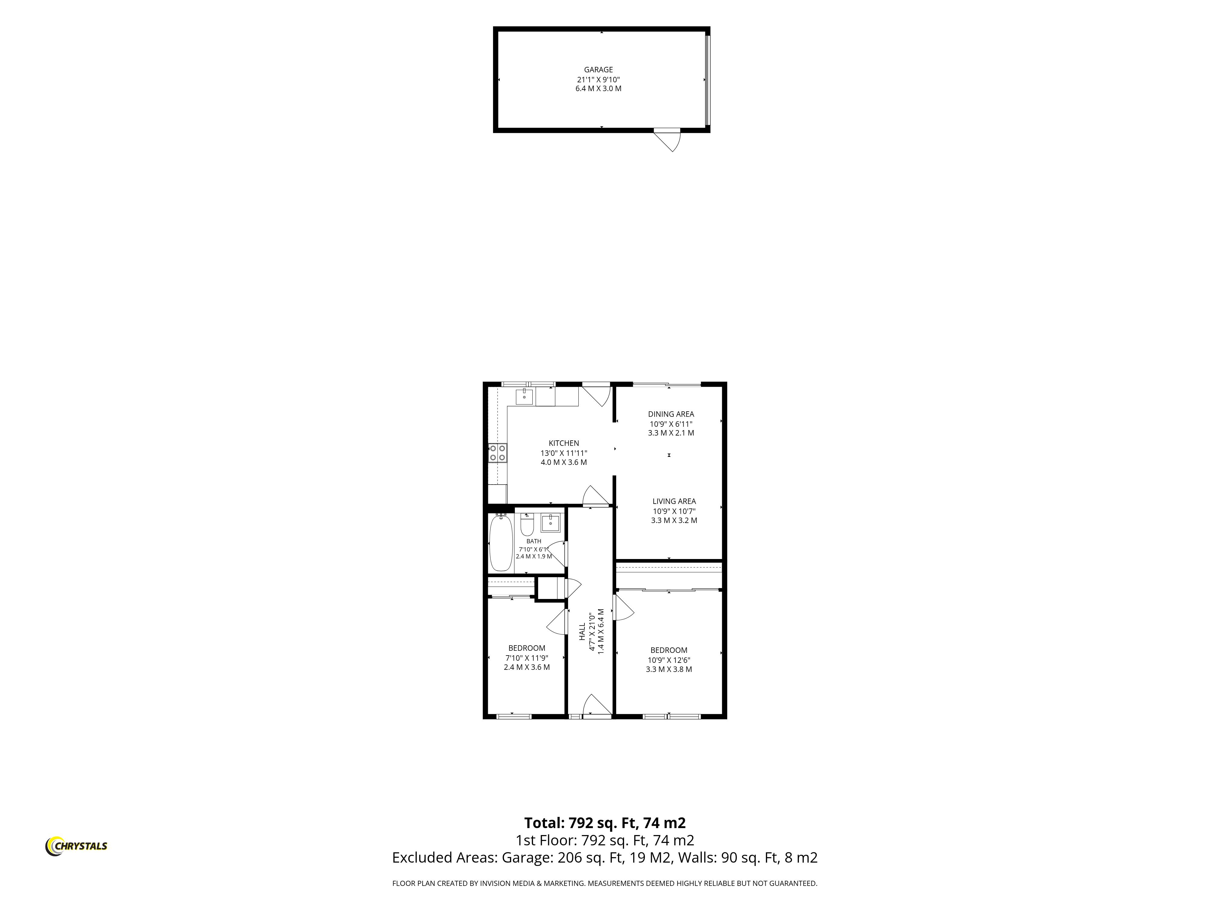 Floorplan - 65 Cronk Cullyn, Colby IM9 4PS. - Plan 1 of 1