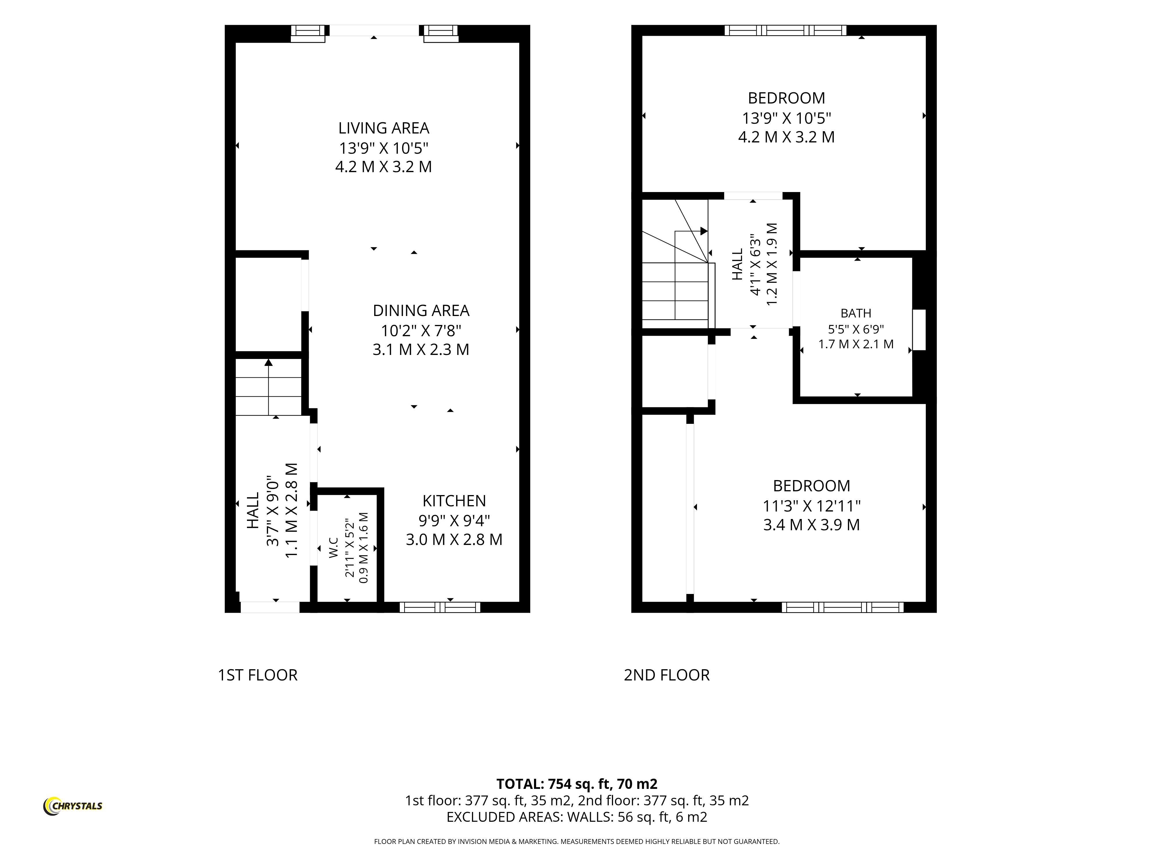 Floorplan - 17 Oak Park, Peel IM5 1XT. - Plan 1 of 1