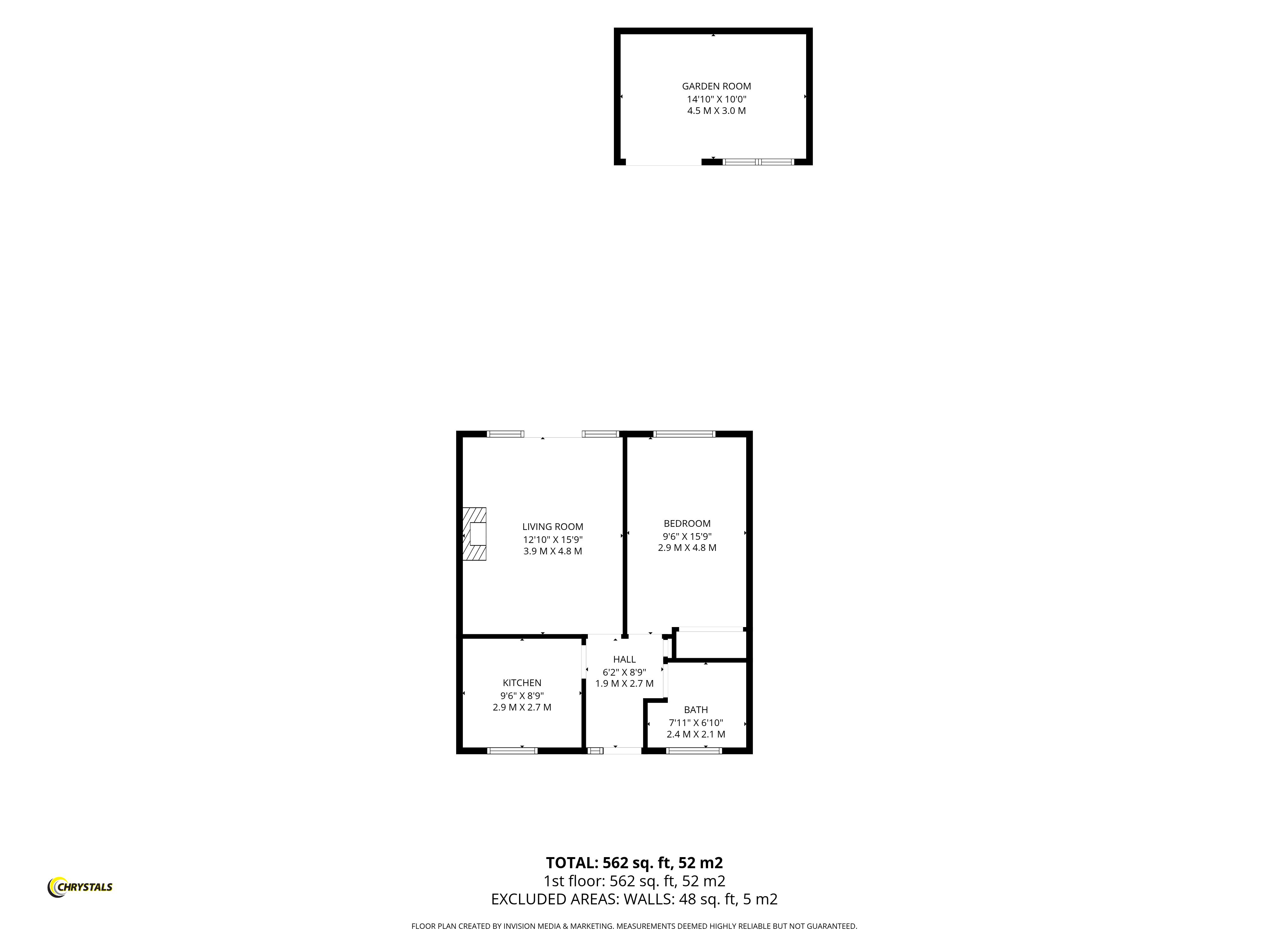 Floorplan - 4 Close Famman, Port Erin IM9 6BJ. - Plan 1 of 1