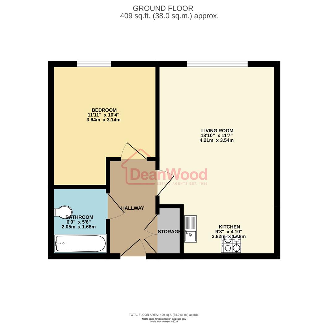 Floorplan - 20 Spectrum Apartments, Central Promenade, Douglas. - Plan 1 of 1
