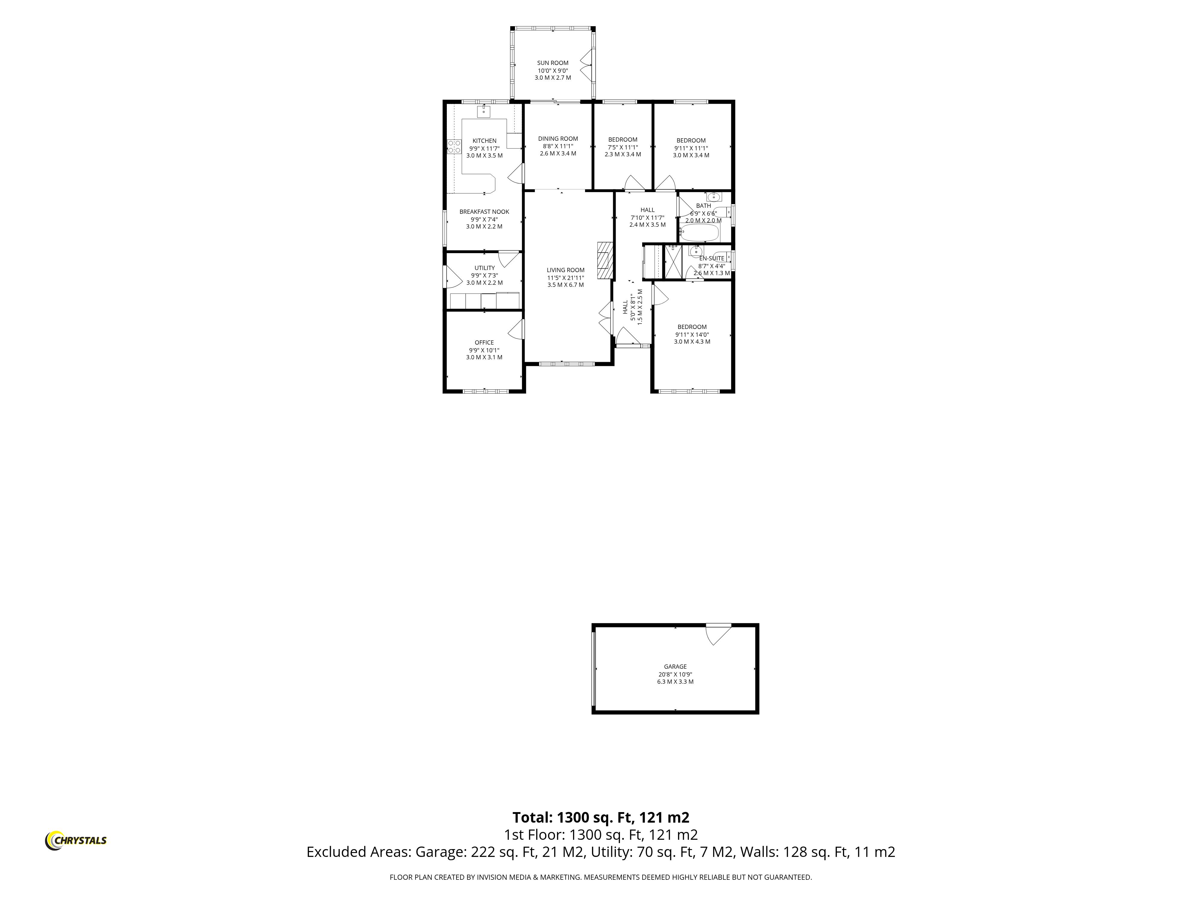 Floorplan - 1 Eleanora Gardens, Douglas IM2 3NR. - Plan 1 of 1