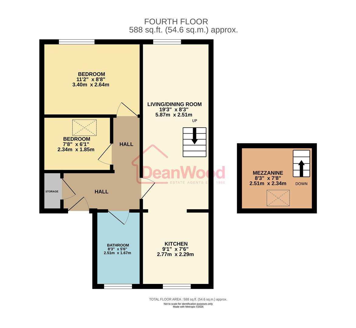 Floorplan - Flat 4 Woodville, Ballure Road, Ramsey, Isle Of Man. - Plan 1 of 1