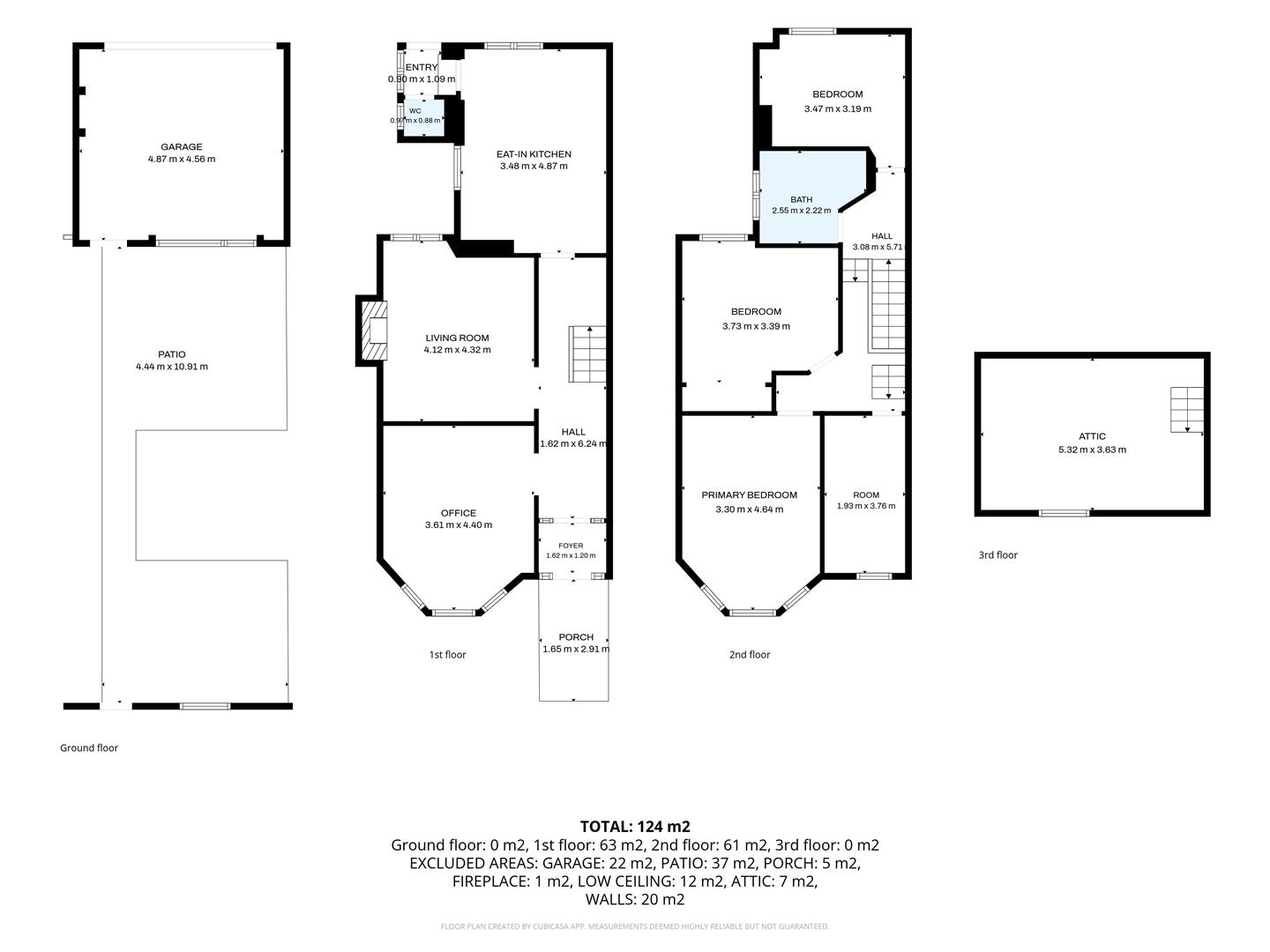 Floorplan - 38 Royal Avenue, Onchan, Isle Of Man. - Plan 1 of 1