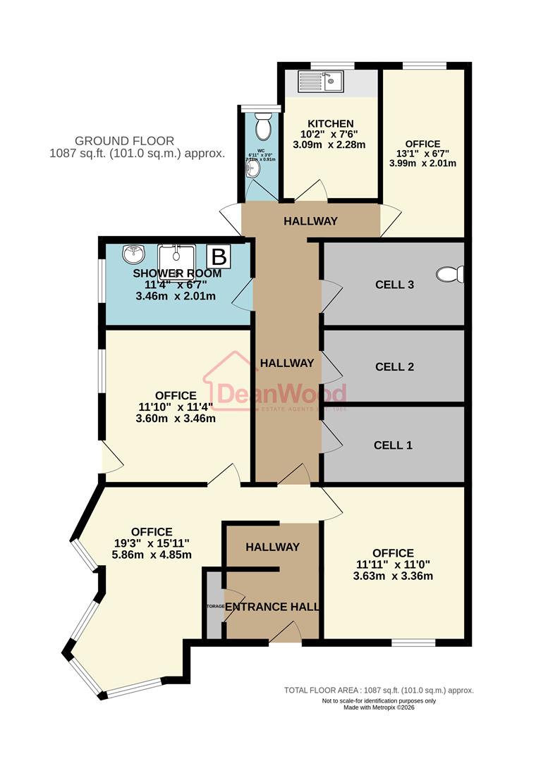 Floorplan - The Old Police Station, The Quay, Castletown, Isle Of Man. - Plan 1 of 1