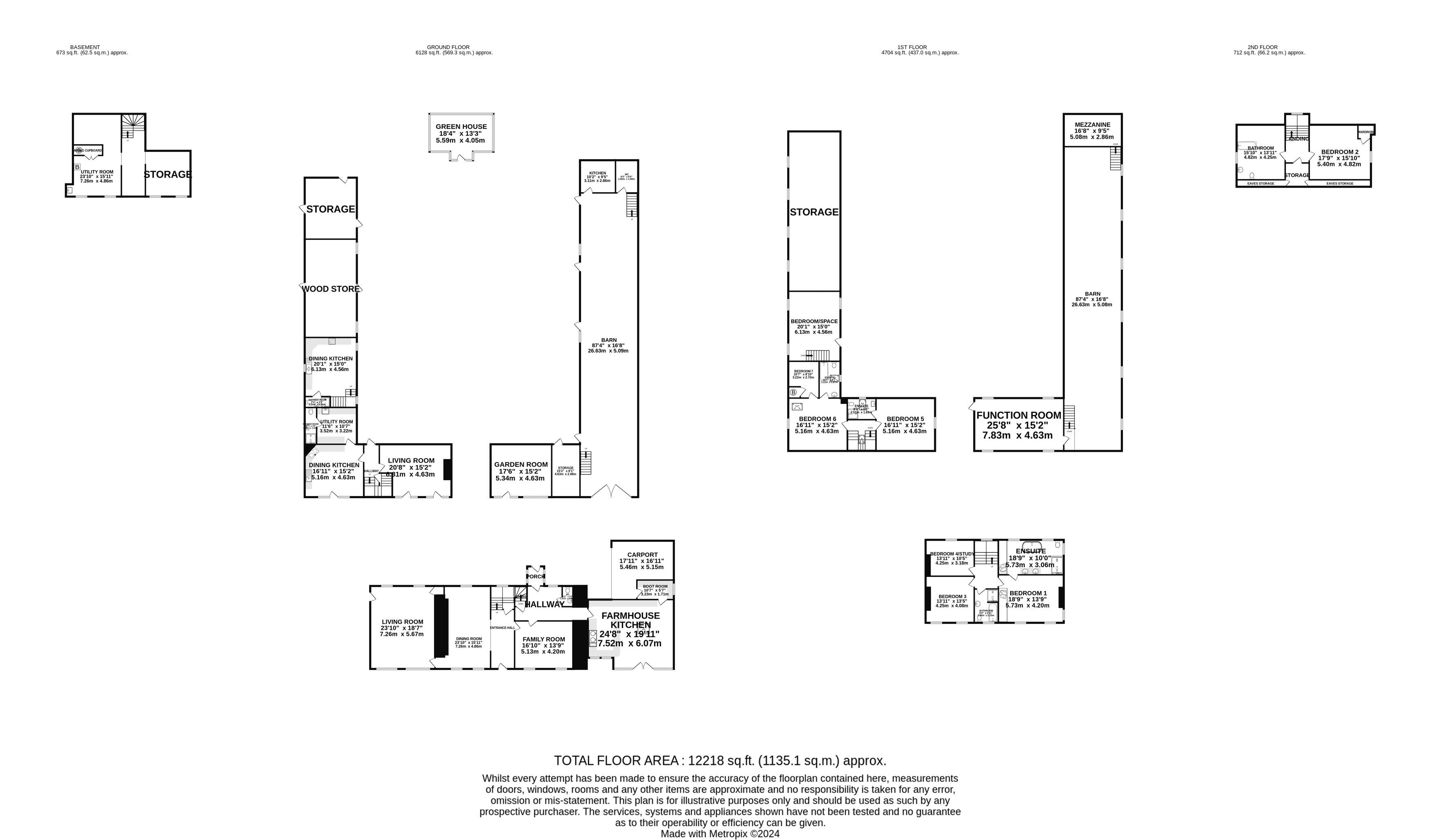 Floorplan - Berrag, Sandygate IM7 3BS, Jurby. - Plan 1 of 1