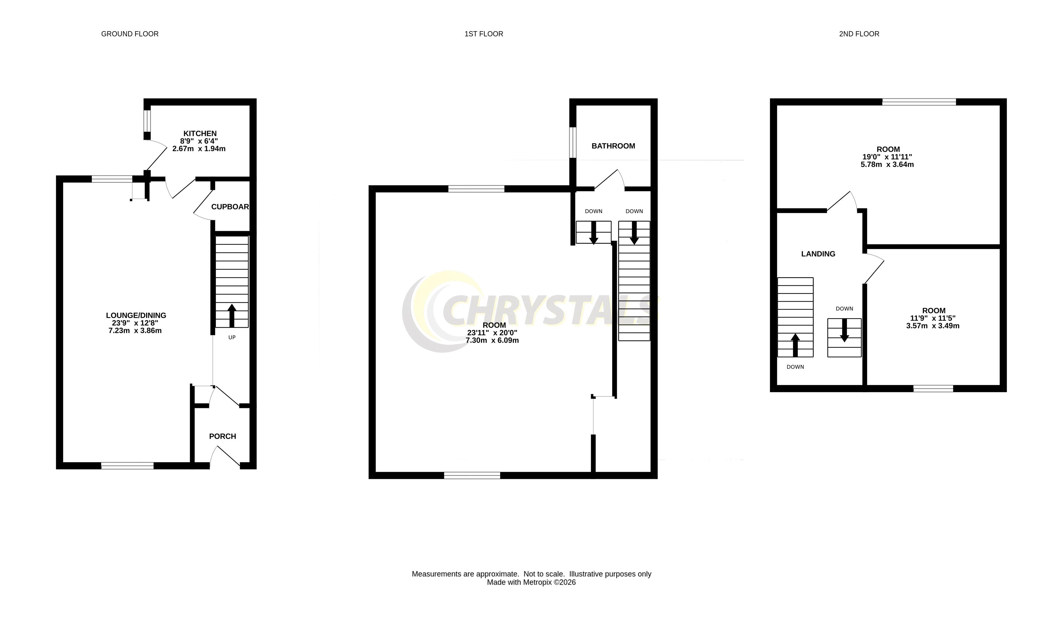 Floorplan - Pondicherry, St Marys Road, Port Erin IM9 6JL. - Plan 1 of 1