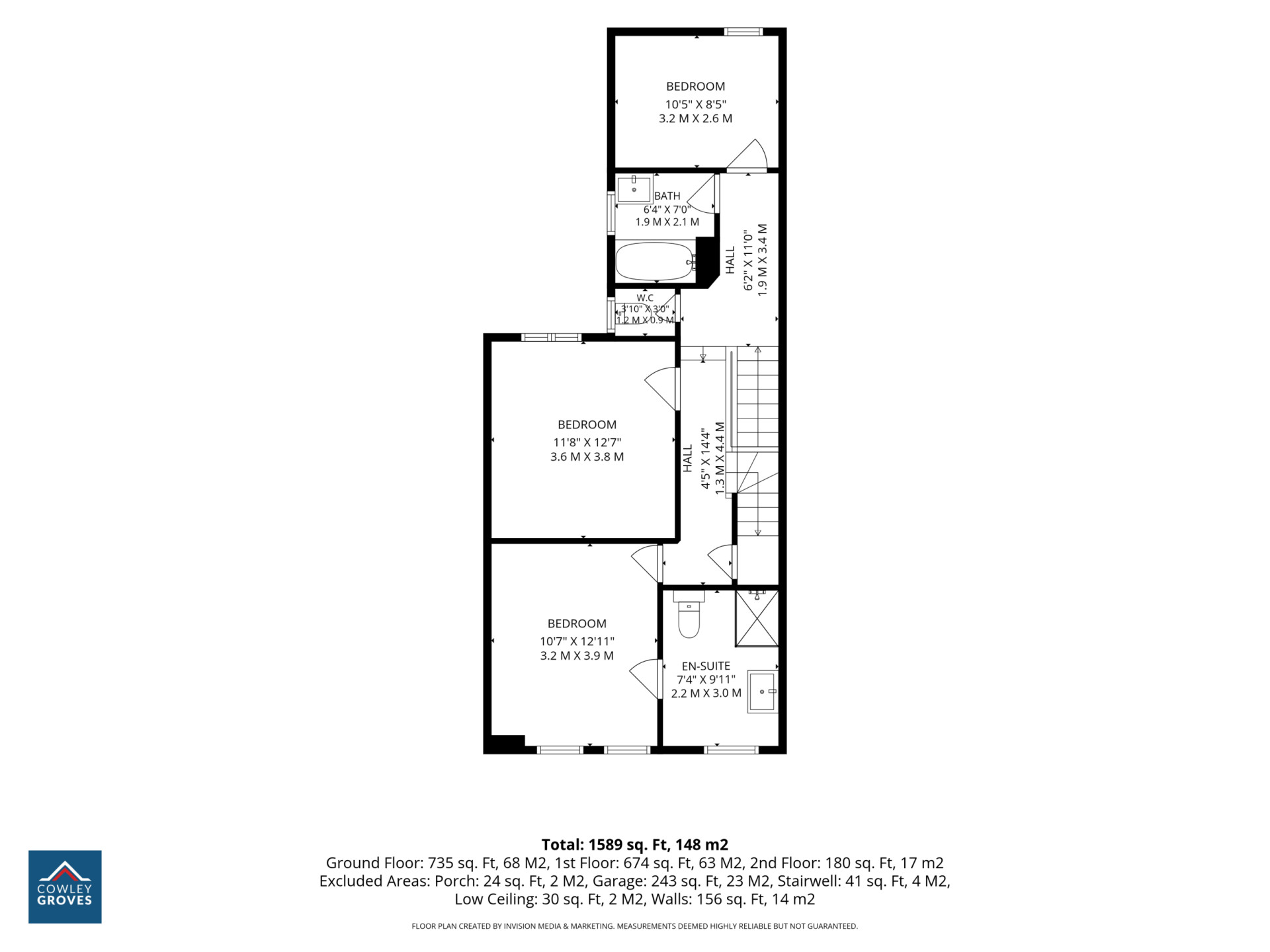 Floorplan - 12 Primrose Avenue, Douglas, IM1 4EB. - Plan 3 of 4