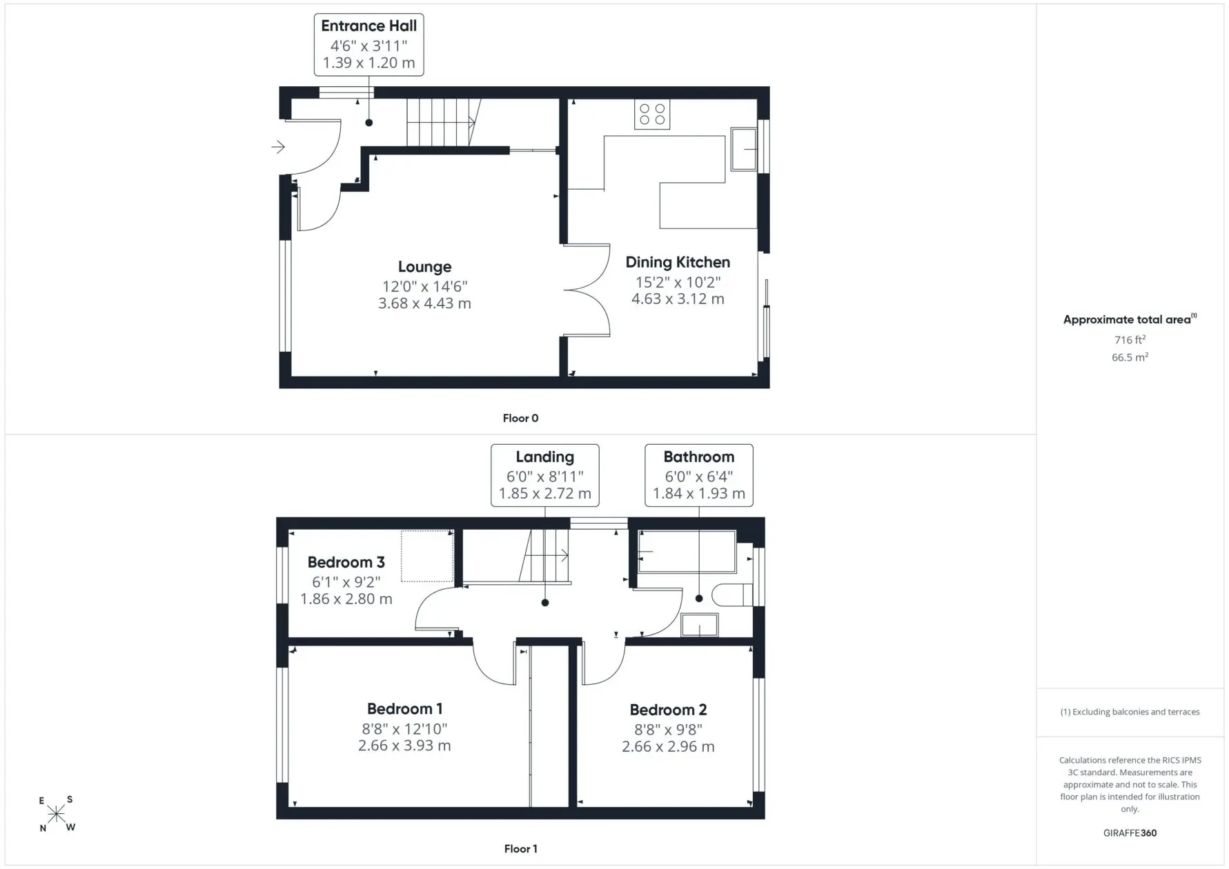 Floorplan - 17 Doves Croft, Douglas, Isle Of Man, IM2 7EJ. - Plan 1 of 3