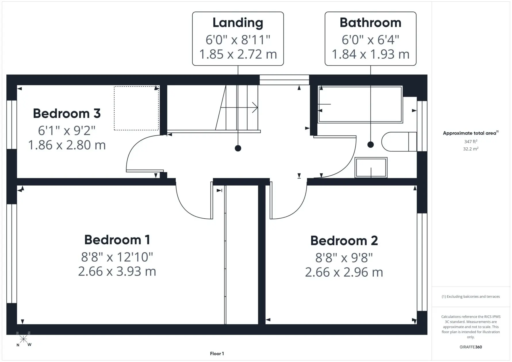 Floorplan - 17 Doves Croft, Douglas, Isle Of Man, IM2 7EJ. - Plan 3 of 3