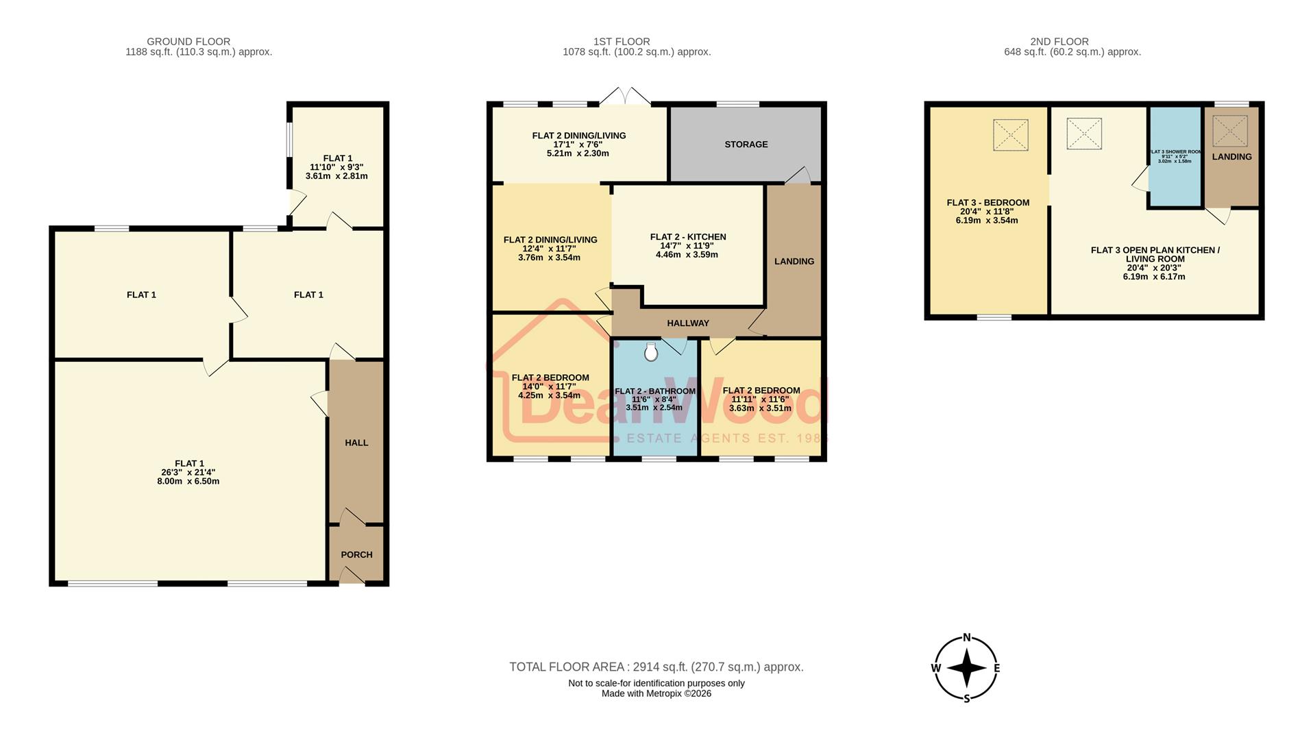 Floorplan - 7, High Street, Port St. Mary, Isle Of Man, Port St Mary. - Plan 1 of 1