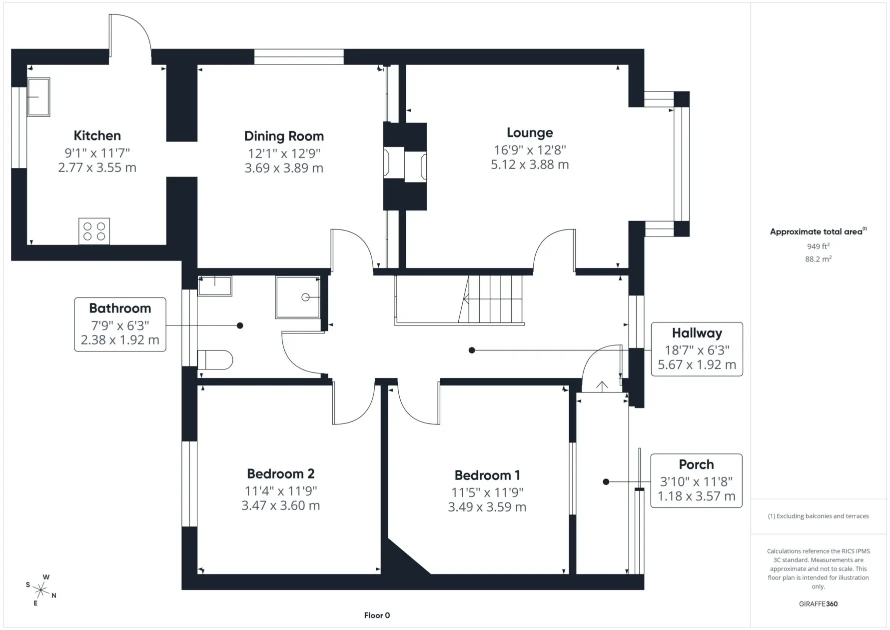 Floorplan - Clybane Bride Road, Ramsey, Isle Of Man, Isle Of Man, IM8 3LB. - Plan 2 of 3