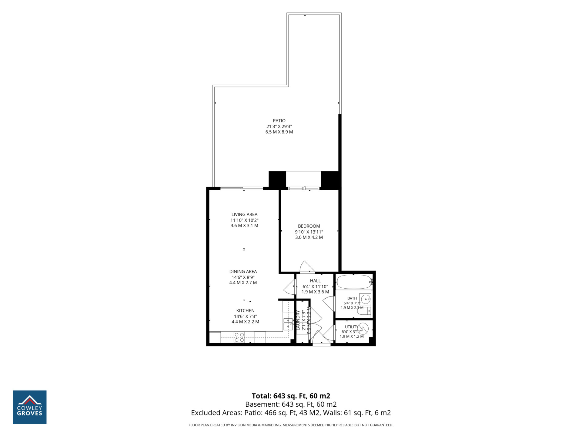 Floorplan - Apt. 74 Majestic Apartments, King Edward Road, Onchan, IM3 2BE. - Plan 1 of 1