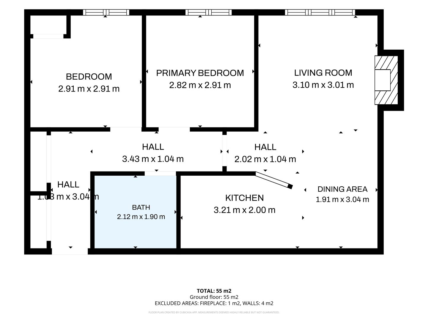 Floorplan - 16 Royal Court, Onchan, Isle Of Man. - Plan 1 of 1