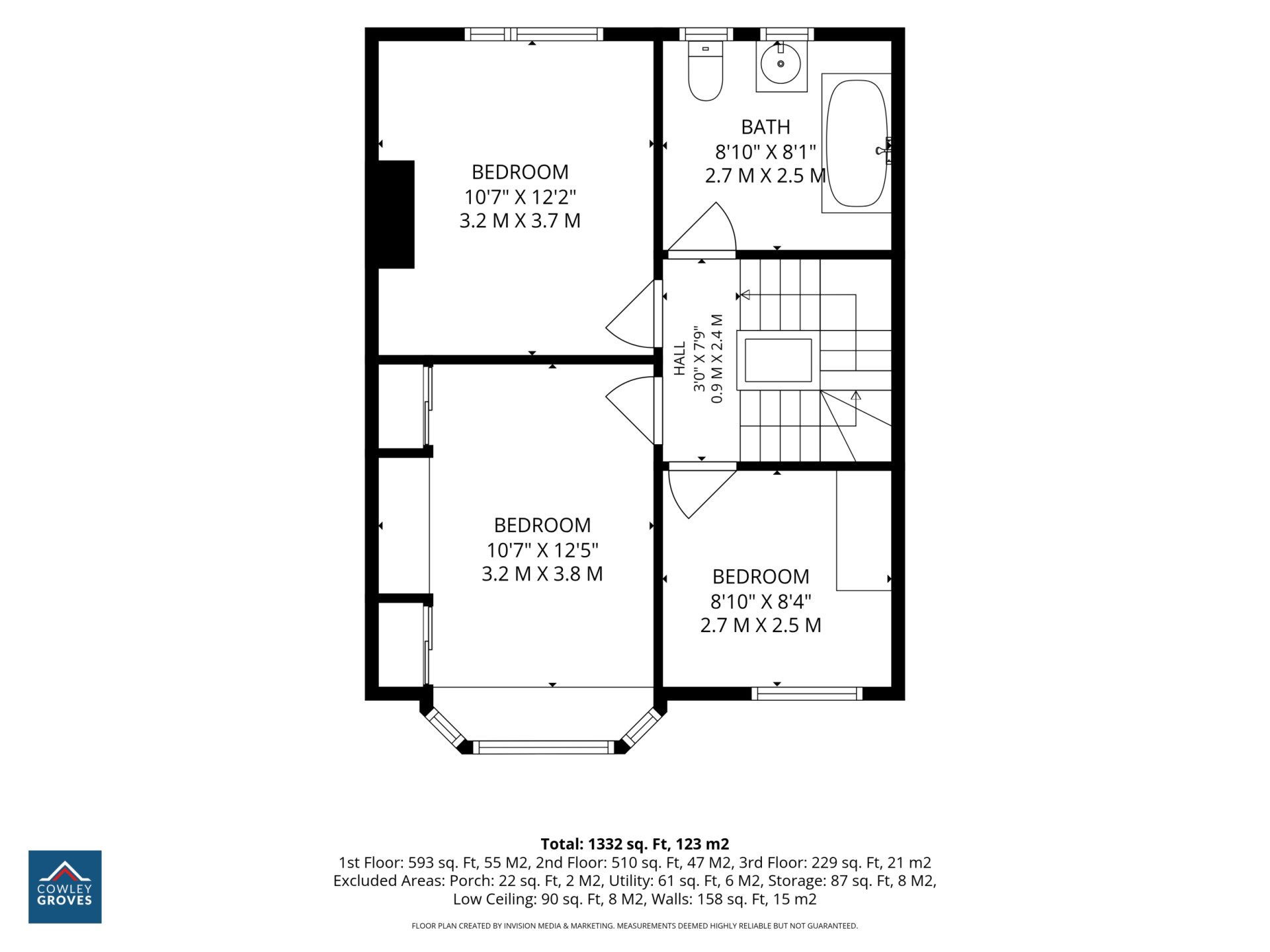 Floorplan - Huxley, 37 Westminster Drive, Douglas, IM1 4EJ. - Plan 3 of 4