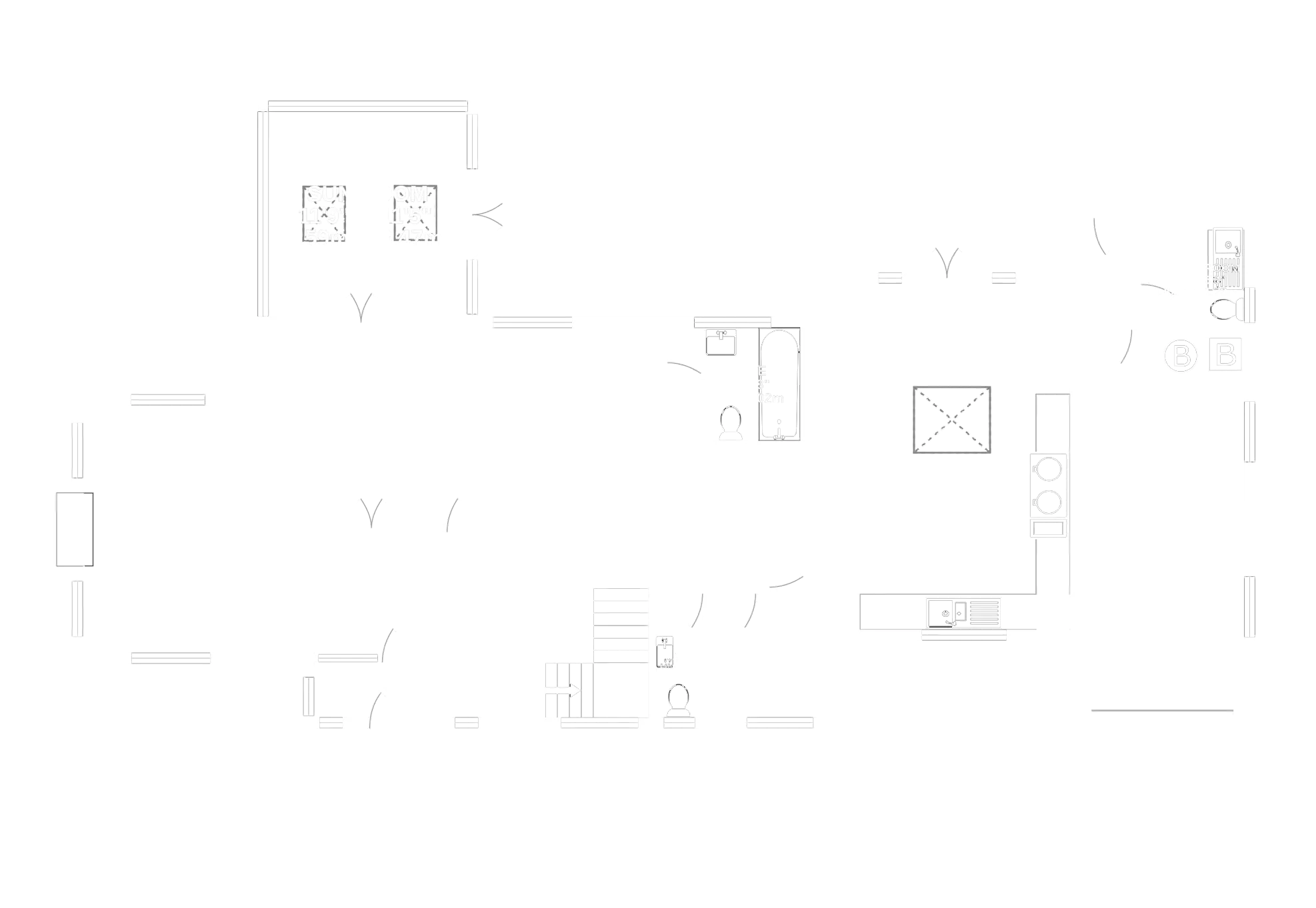 Floorplan - Ben Veg, The Colony, Maughold, Ramsey. - Plan 1 of 2