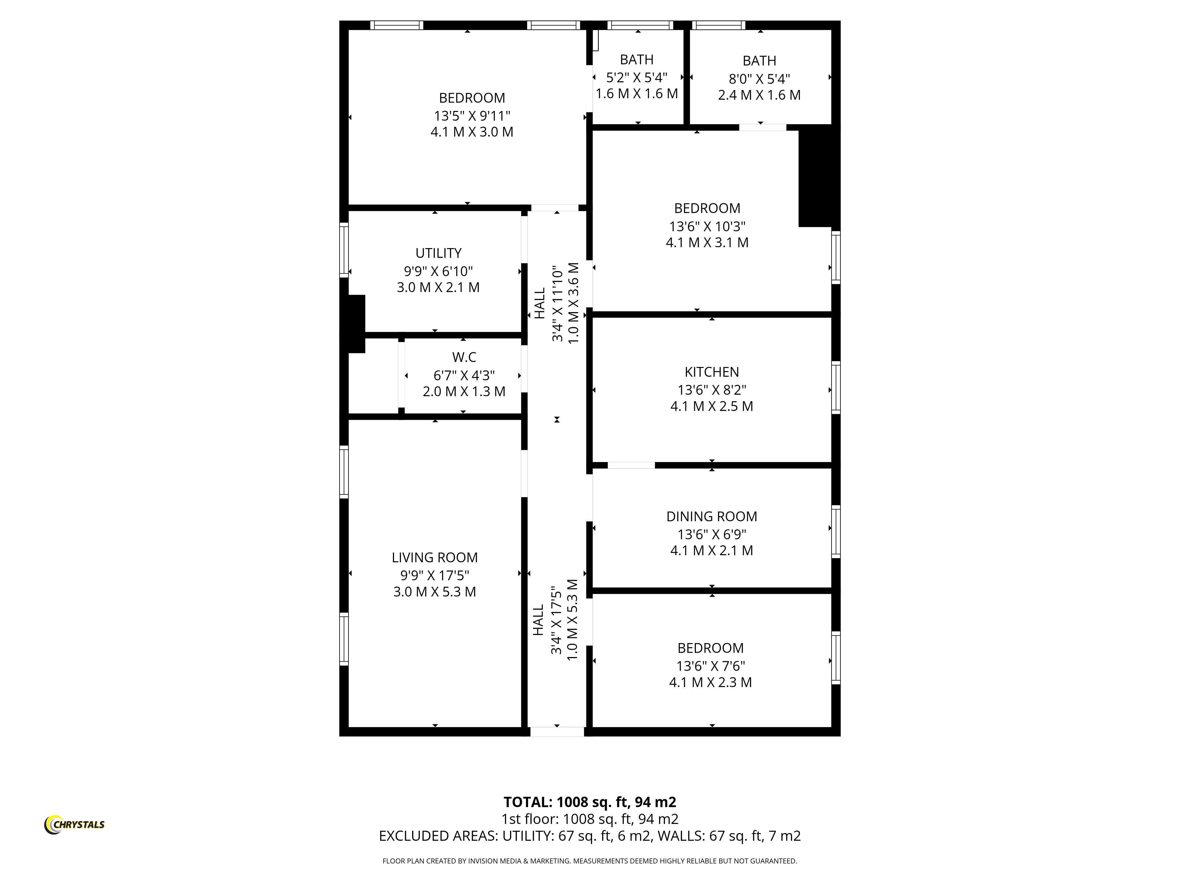 Floorplan - Flat 19/20 Isle of Alanis, Mooragh Promenade, Ramsey IM8 3AJ. - Plan 1 of 1