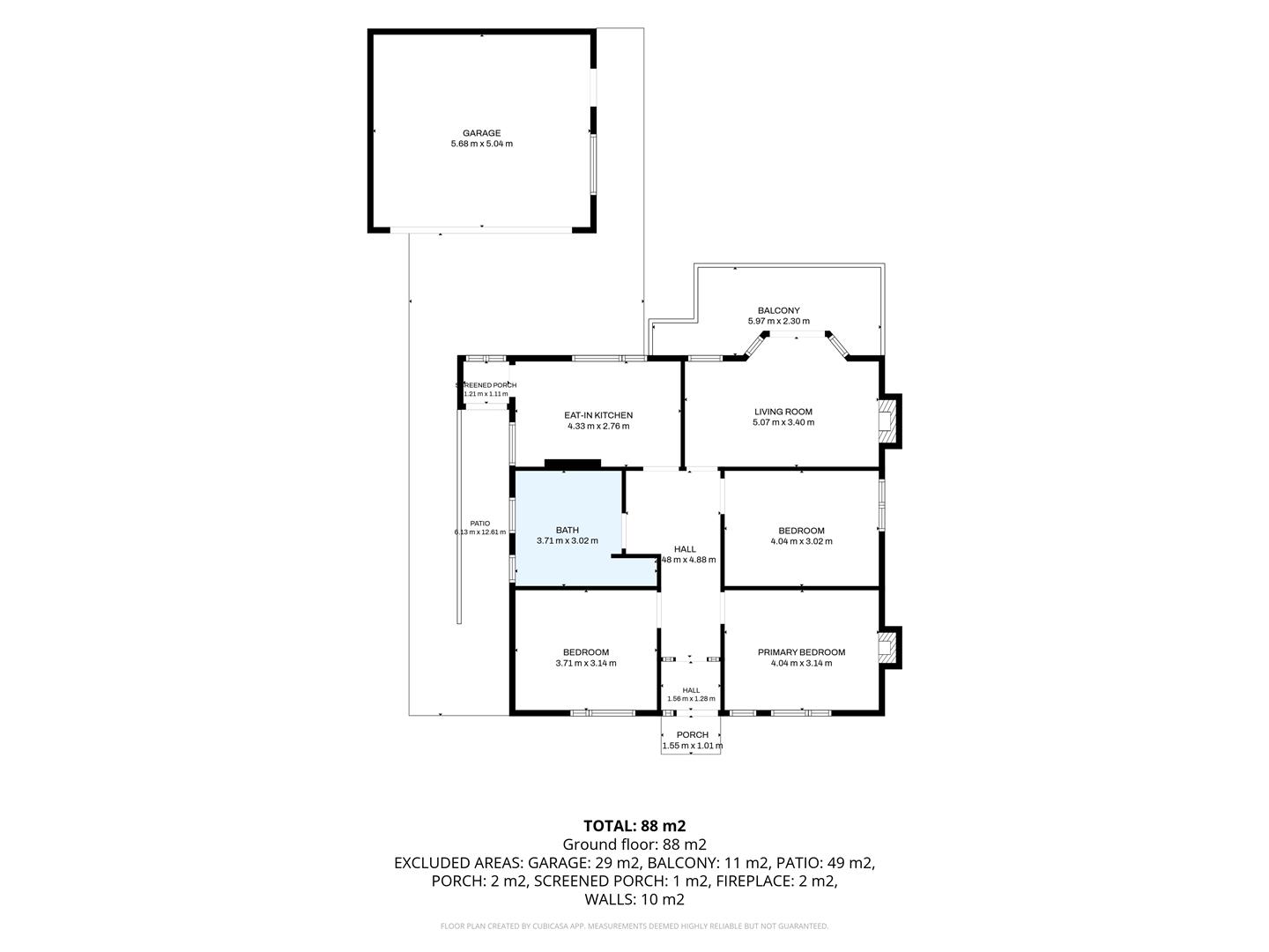 Floorplan - 32 Groudle Road, Onchan, Isle of Man. - Plan 1 of 1