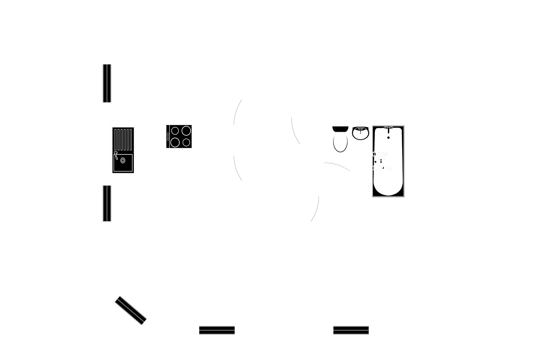 Floorplan - Flat 4, Seamount , Bay View Road, Port St Mary. - Plan 1 of 1