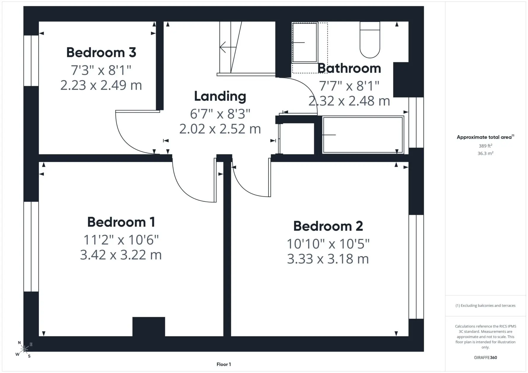 Floorplan - 16 Ellan Park, Ramsey, Isle Of Man, Isle Of Man, IM8 3NS. - Plan 3 of 3
