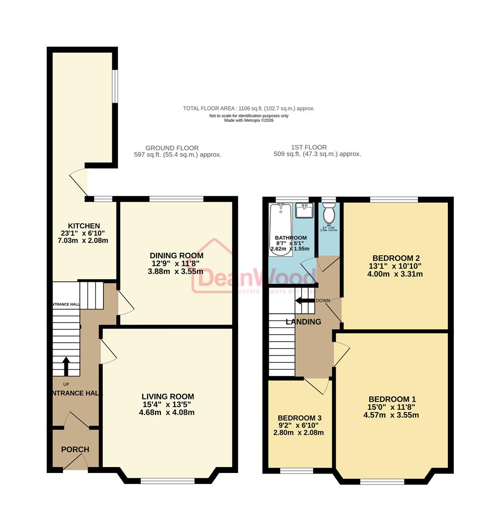 Floorplan - 18 Sartfell Road, Douglas, Isle of Man. - Plan 1 of 1