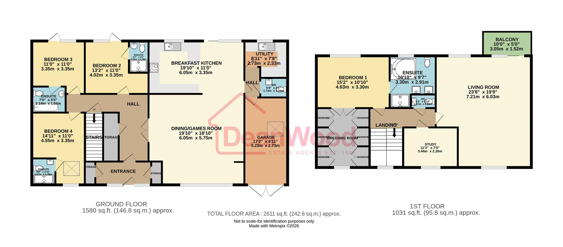 Floorplan - Captains Quarters 41, Scarlett Road, Castletown, Isle Of Man. - Plan 1 of 1