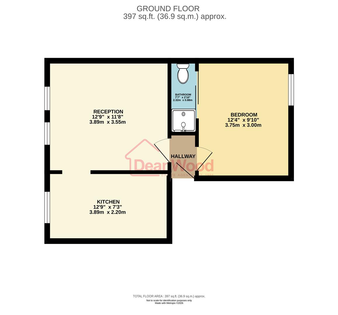 Floorplan - Flat 4, 35 Peel Road, Douglas, Isle Of Man. - Plan 1 of 1