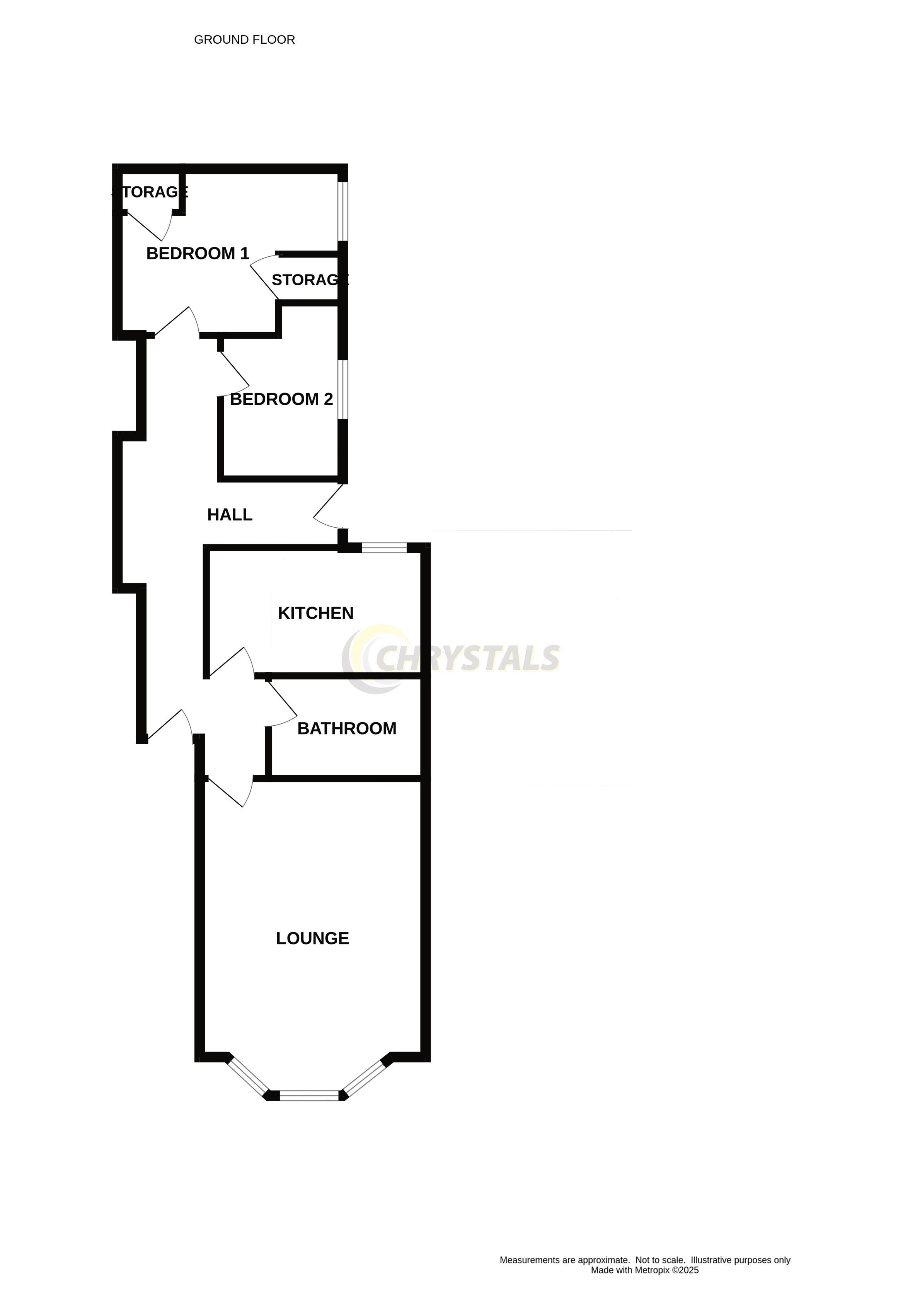 Floorplan - Flat 1, 57 Bucks Road, Douglas IM1 3EE. - Plan 1 of 1