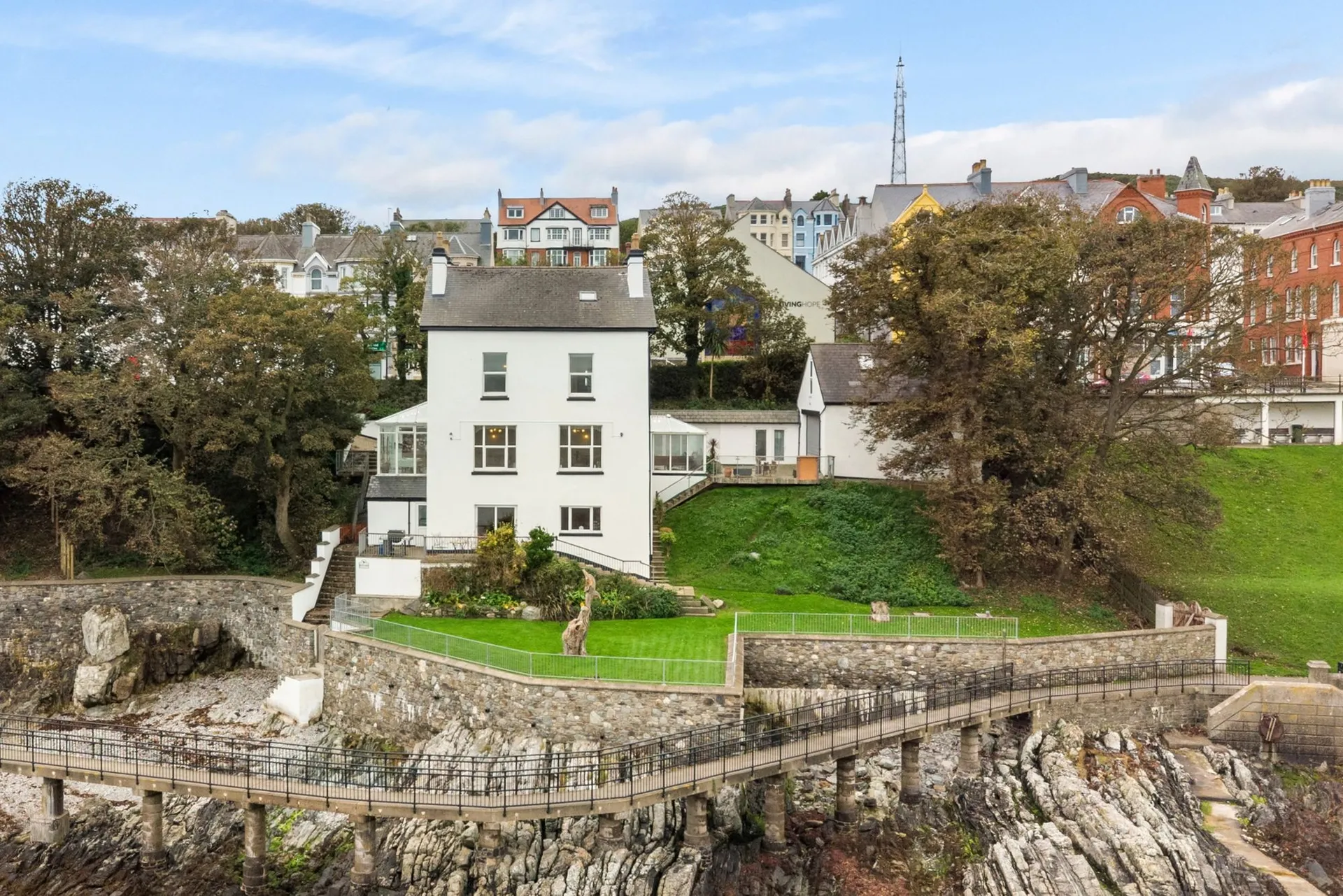 6 bed detached house for sale in Rocklands Bay View Road Port St Mary IM9, Port St Mary.