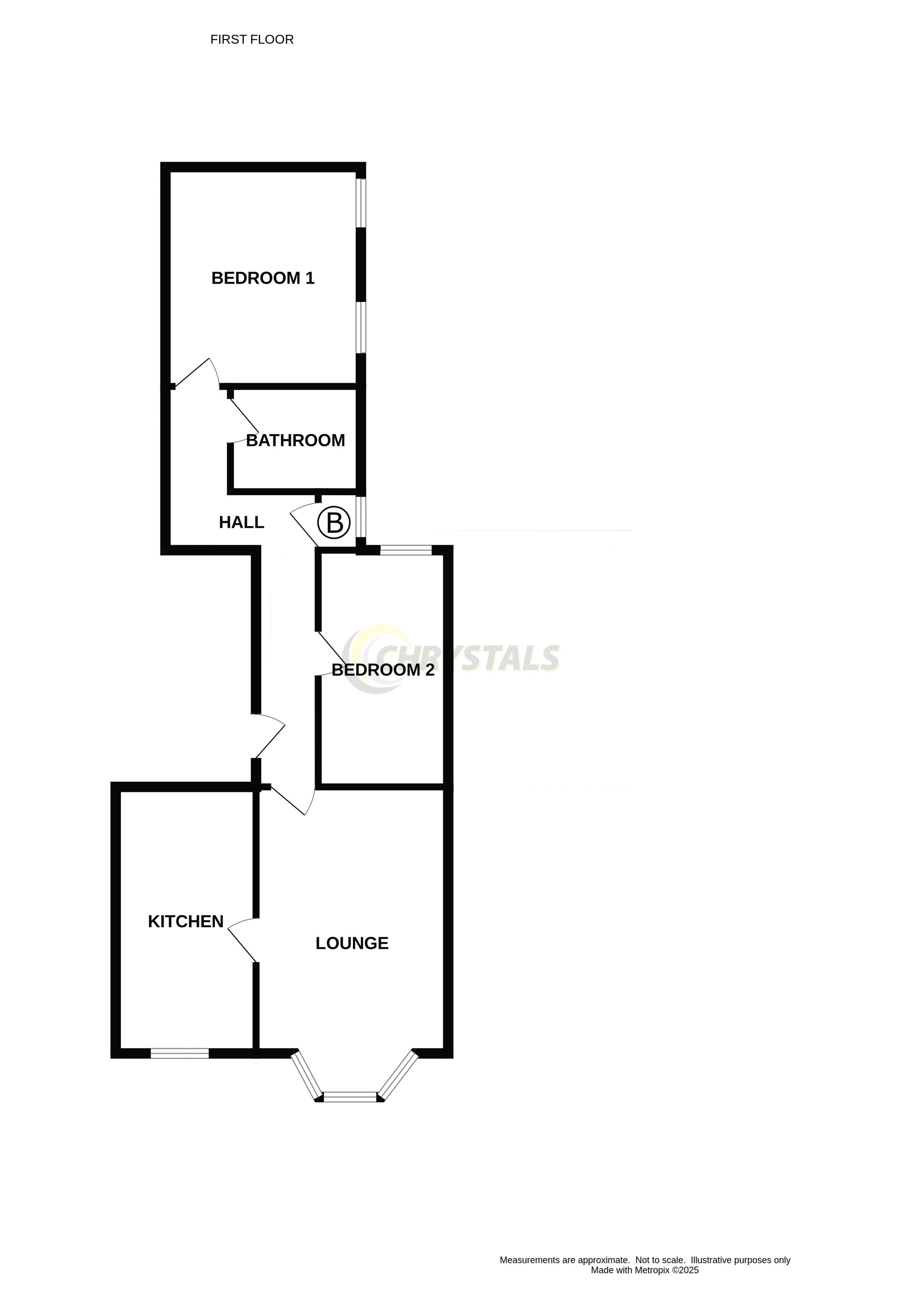 Floorplan - Flat 2, 57 Bucks Road, Douglas IM1 3EE. - Plan 1 of 1