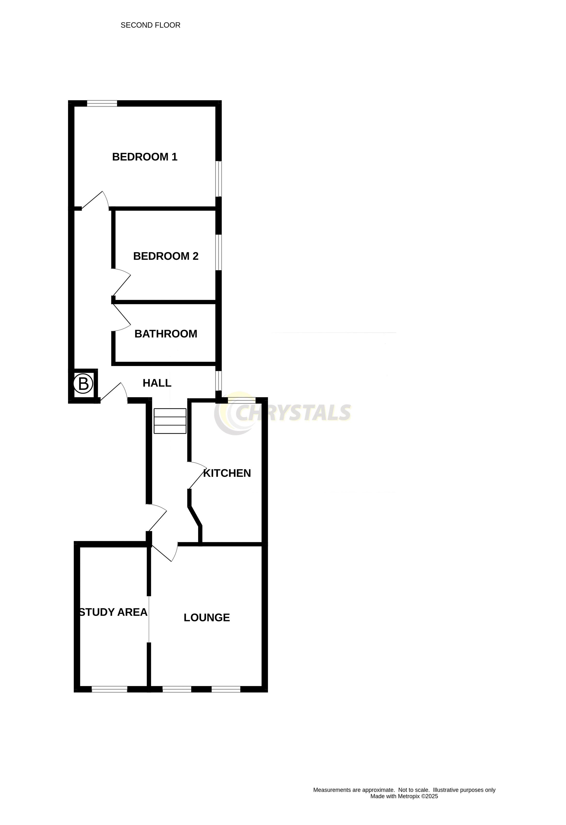 Floorplan - Flat 3, 57 Bucks Road, Douglas IM1 3EE. - Plan 1 of 1