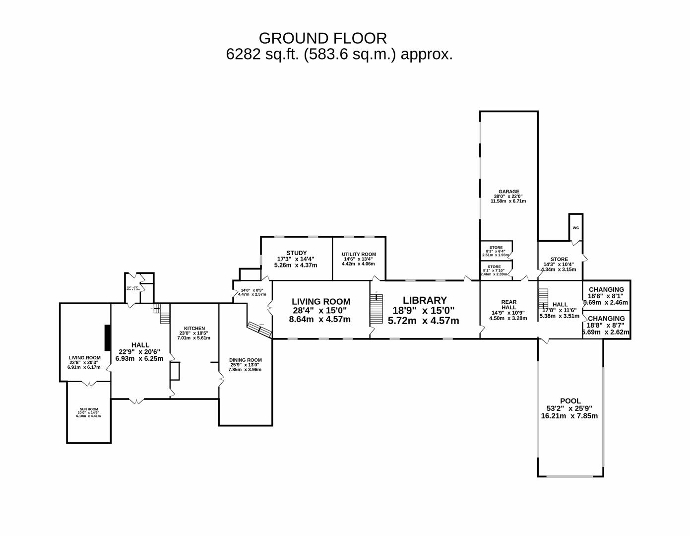 Floorplan - Ballaoates Farm, Glen Road Colby. - Plan 1 of 1