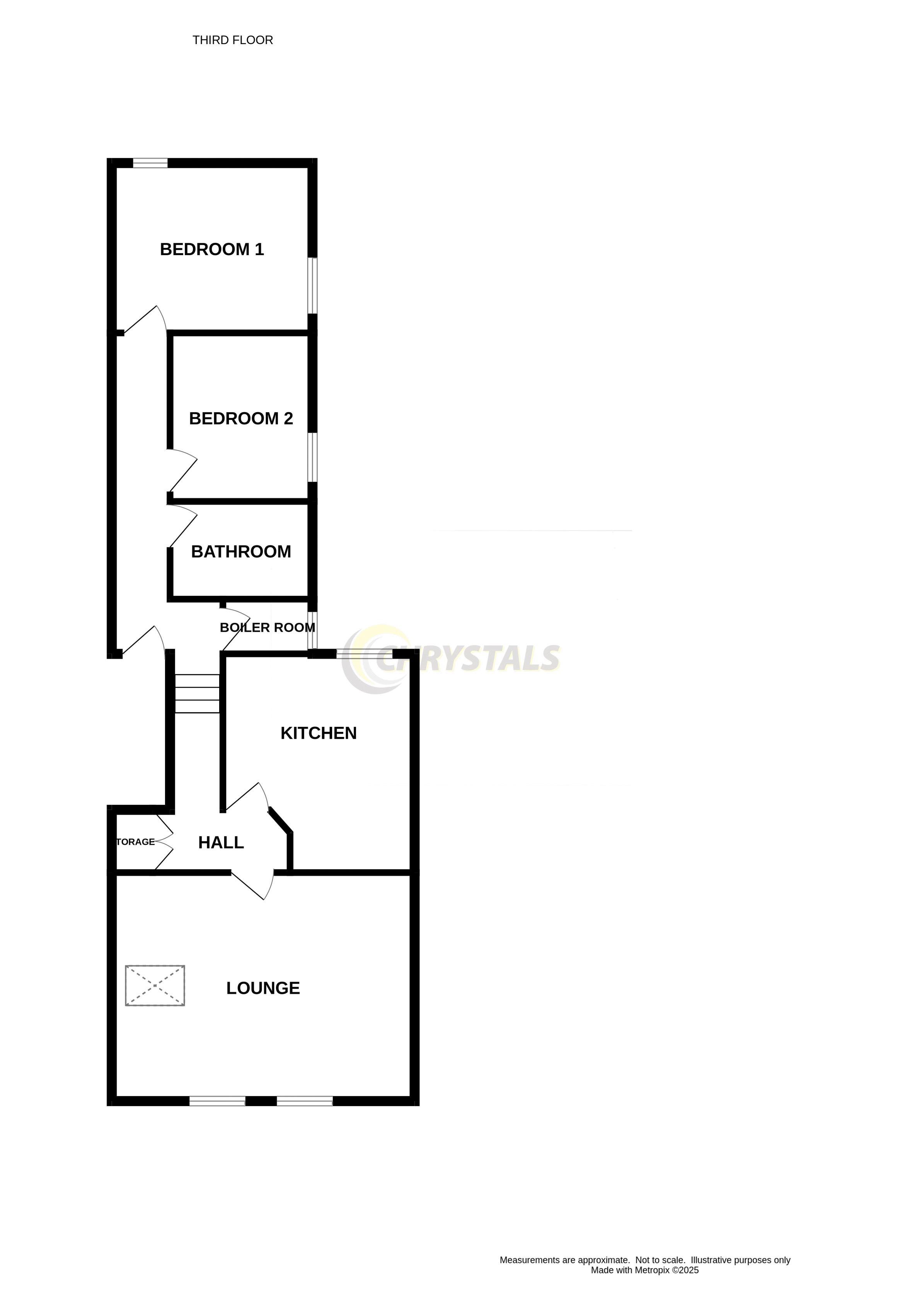 Floorplan - Flat 4, 57 Bucks Road, Douglas IM1 3EE. - Plan 1 of 1